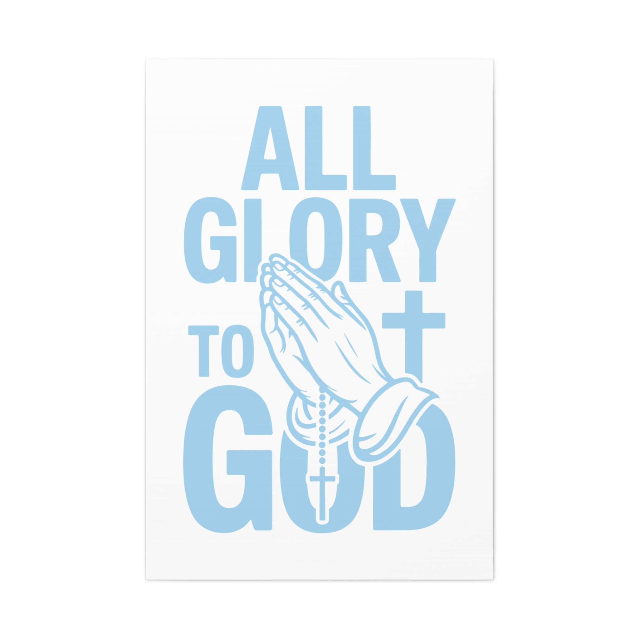 Religious Wall Art Canvas Print, Christian Home Decor, Inspirational Gift, Praying Hands Artwork, Faith Decor for Church