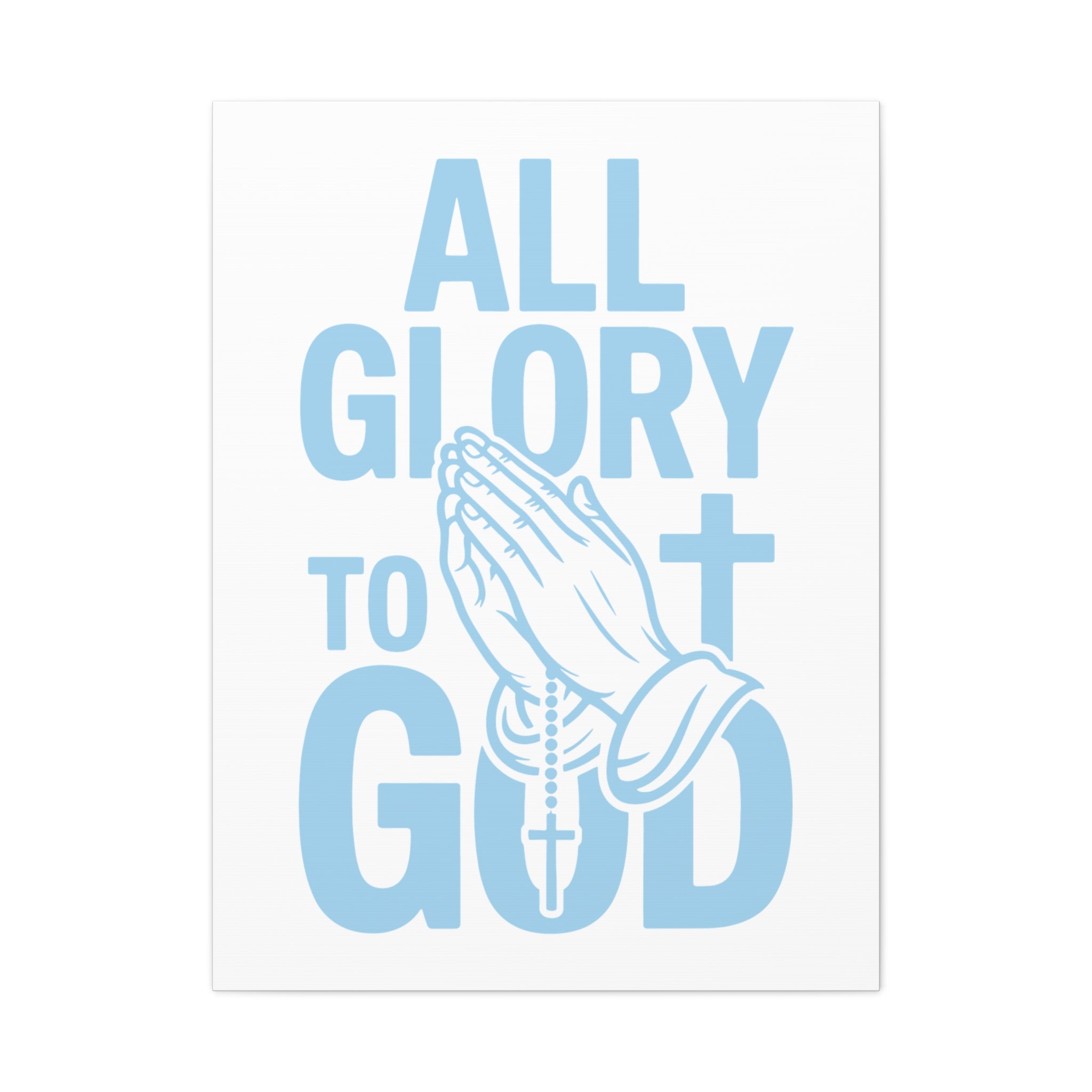 Religious Wall Art Canvas Print, Christian Home Decor, Inspirational Gift, Praying Hands Artwork, Faith Decor for Church