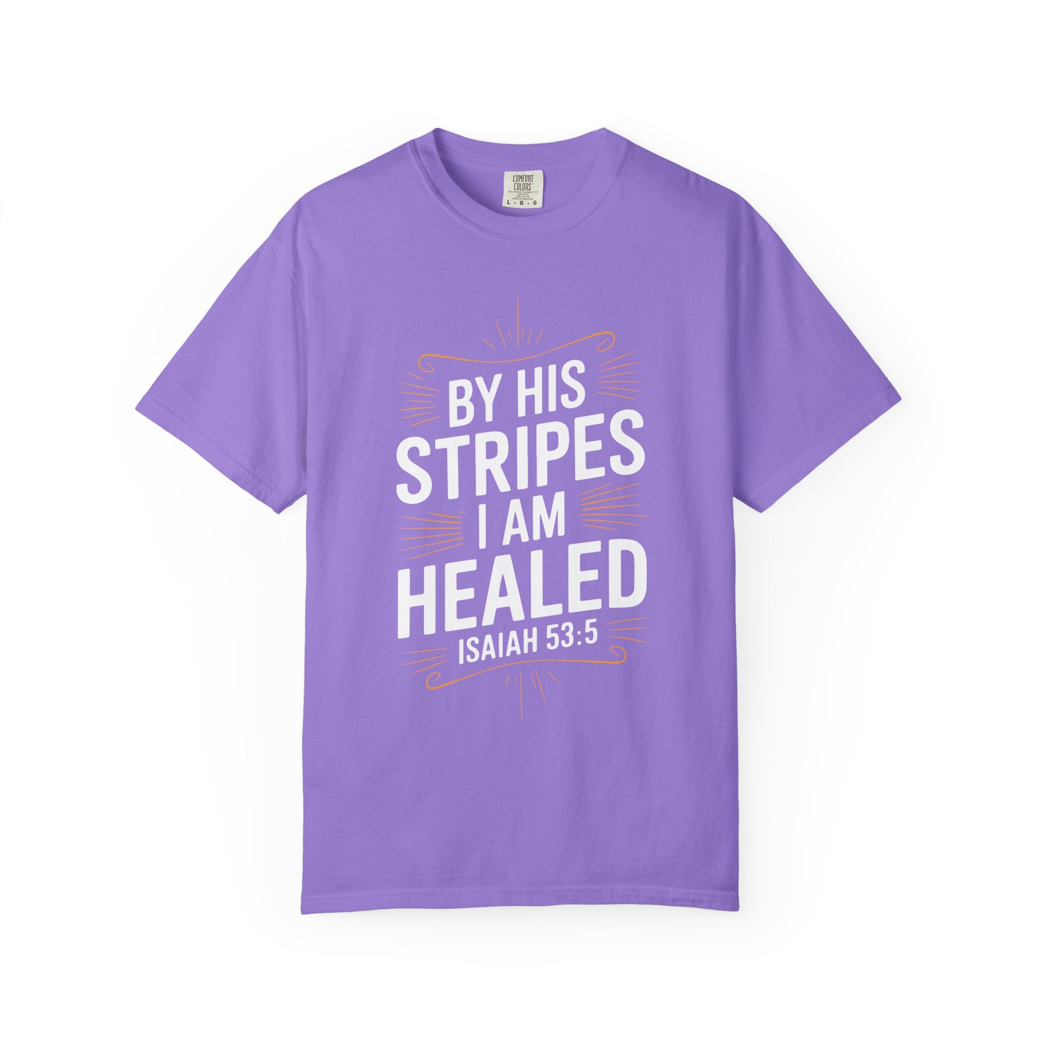 Faith-Inspired T-Shirt, Casual Wear, Christian Gift, Healing Message Shirt, Everyday Comfort Tee