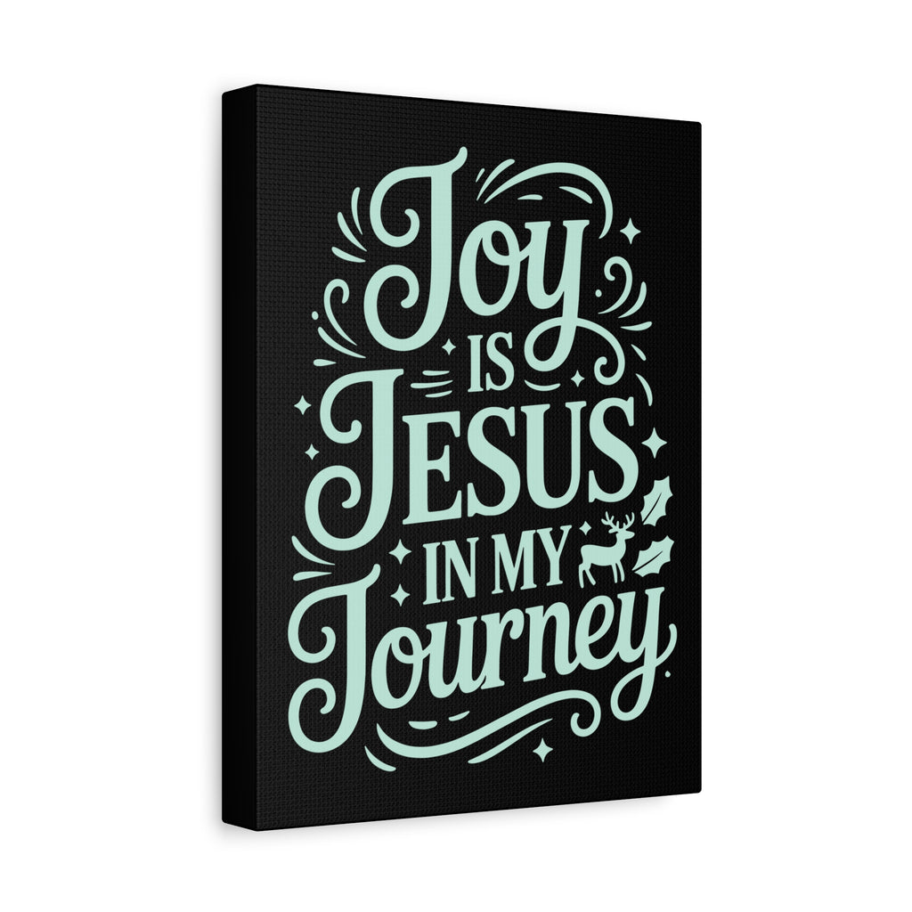 Joy in My Journey Canvas Wall Art, Religious Decor, Christmas Gift, Inspirational Wall Art, Joyful Home Decoration, Faith-Based Art
