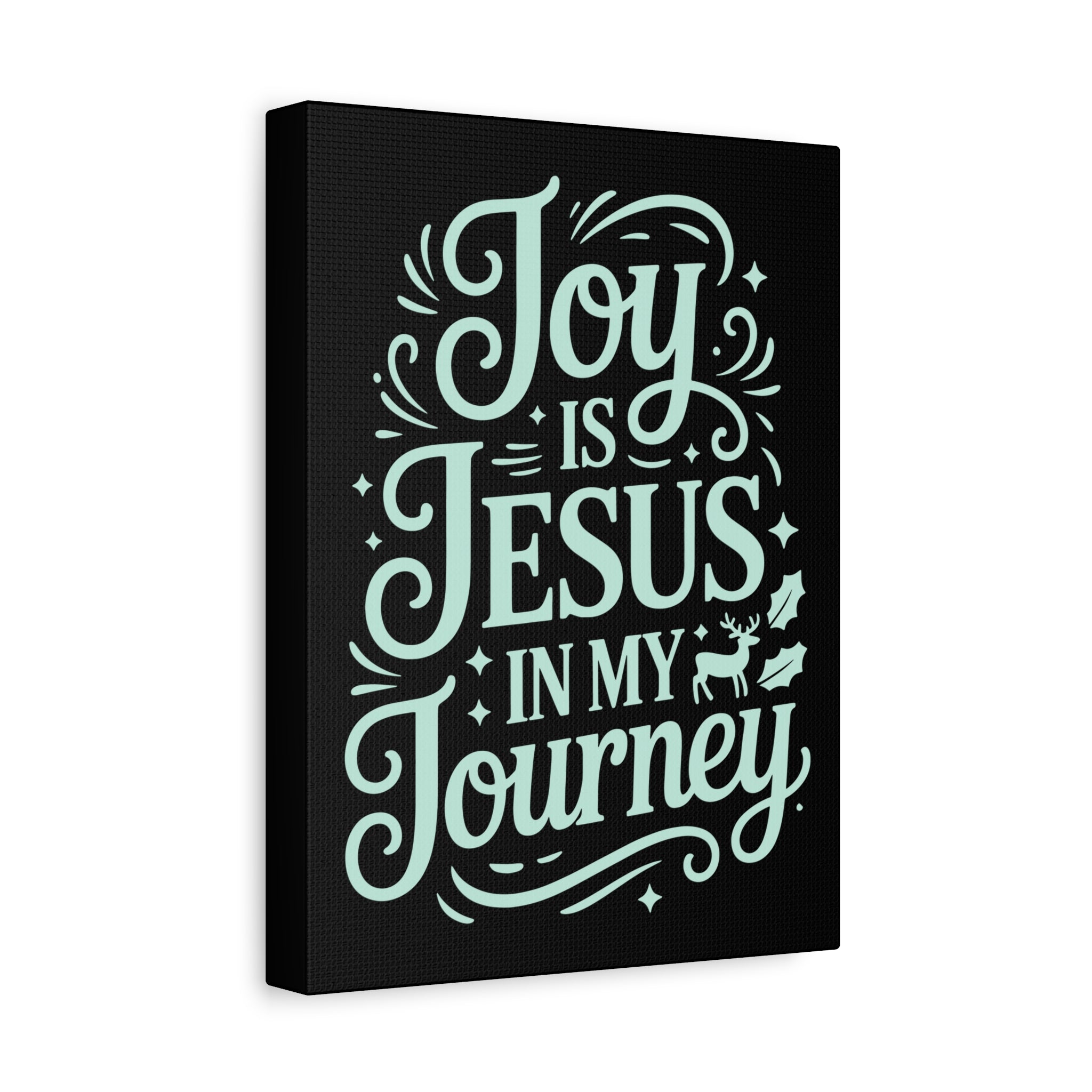Joy in My Journey Canvas Wall Art, Religious Decor, Christmas Gift, Inspirational Wall Art, Joyful Home Decoration, Faith-Based Art