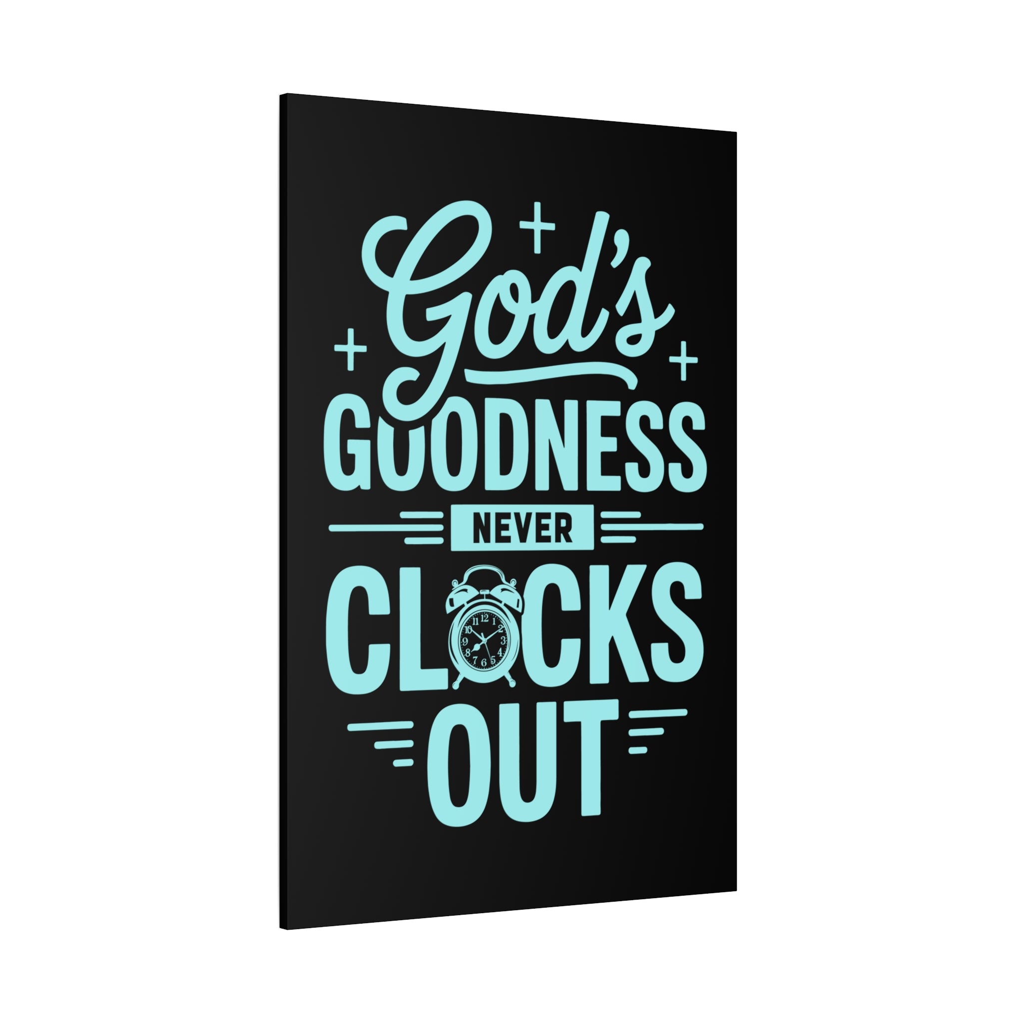 Inspirational Canvas Wall Art, Motivational Decor, Faith-Based Gift, Home Decoration, Religious Wall Art, God's Goodness