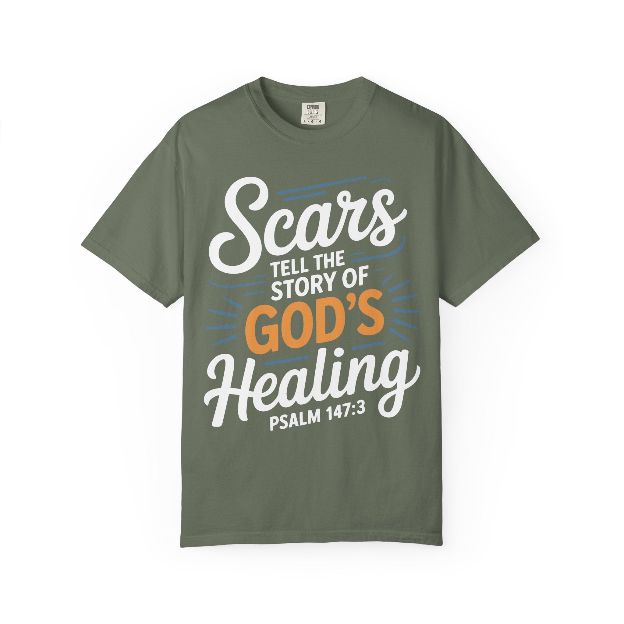 Healing Message Unisex T-Shirt - Scars Tell the Story of God's Healing
