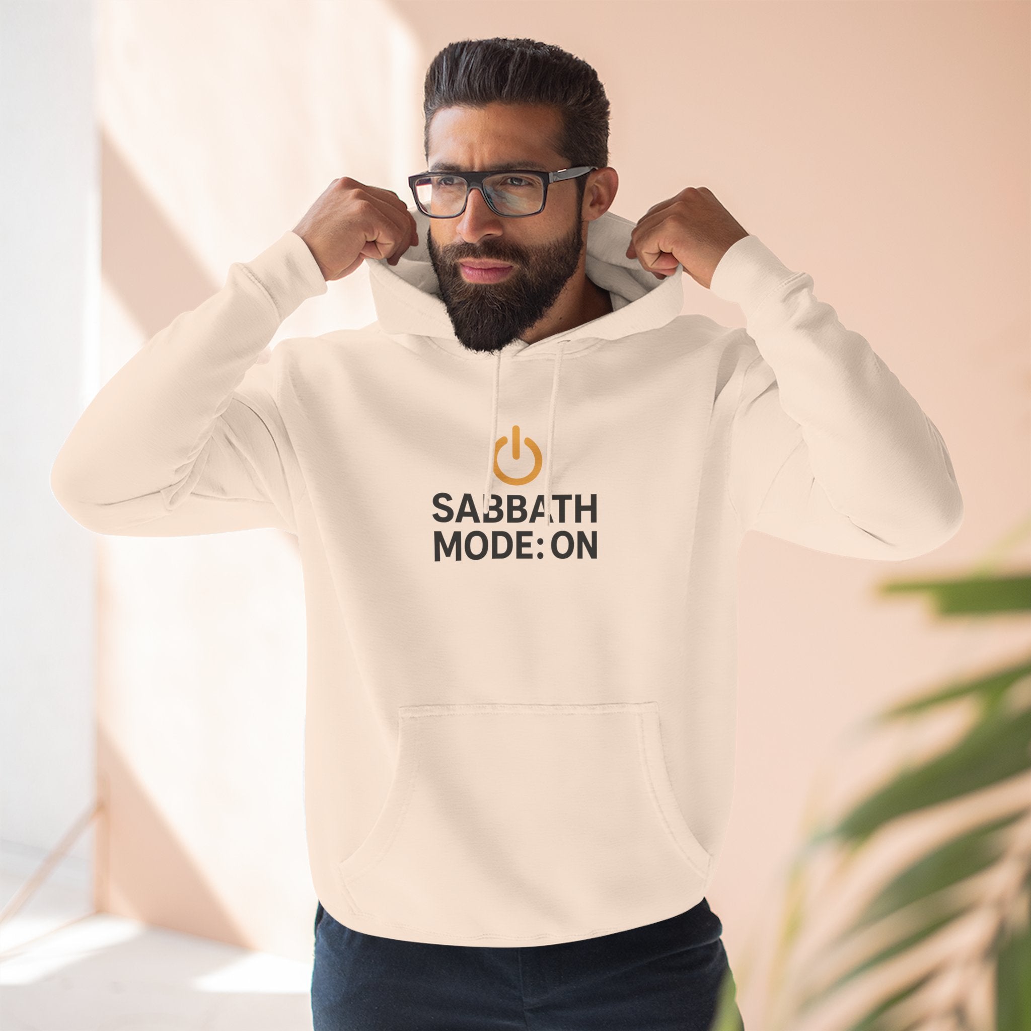 Sabbath Mode Fleece Hoodie | Faith Apparel, Religious Gift, Comfortable Hoodie, Cozy Wear, Spiritual Fashion