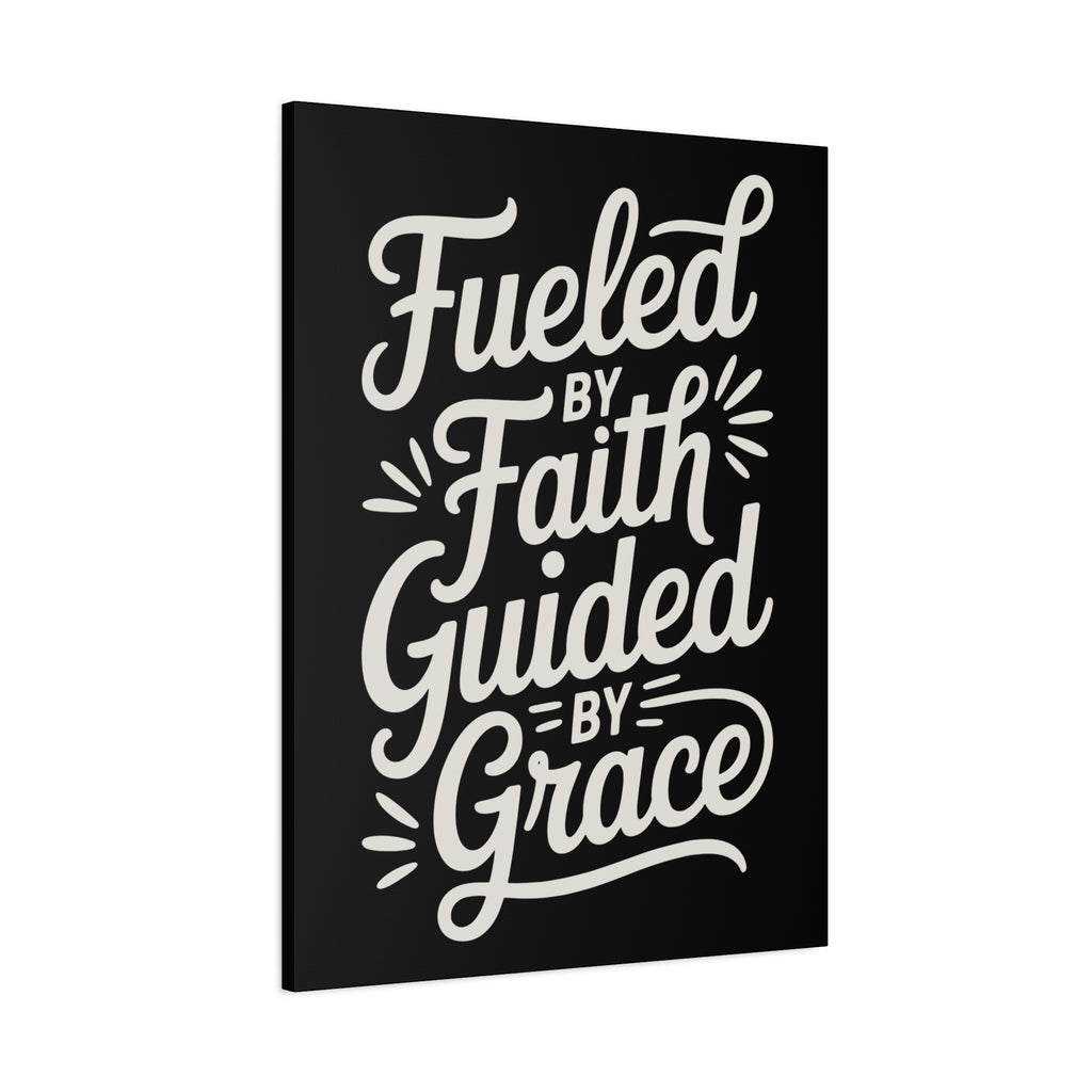 Stretched Canvas Art, Motivational Wall Decor, Home Inspirational Art, Faith-Based Decor, Gift for Faith Lovers