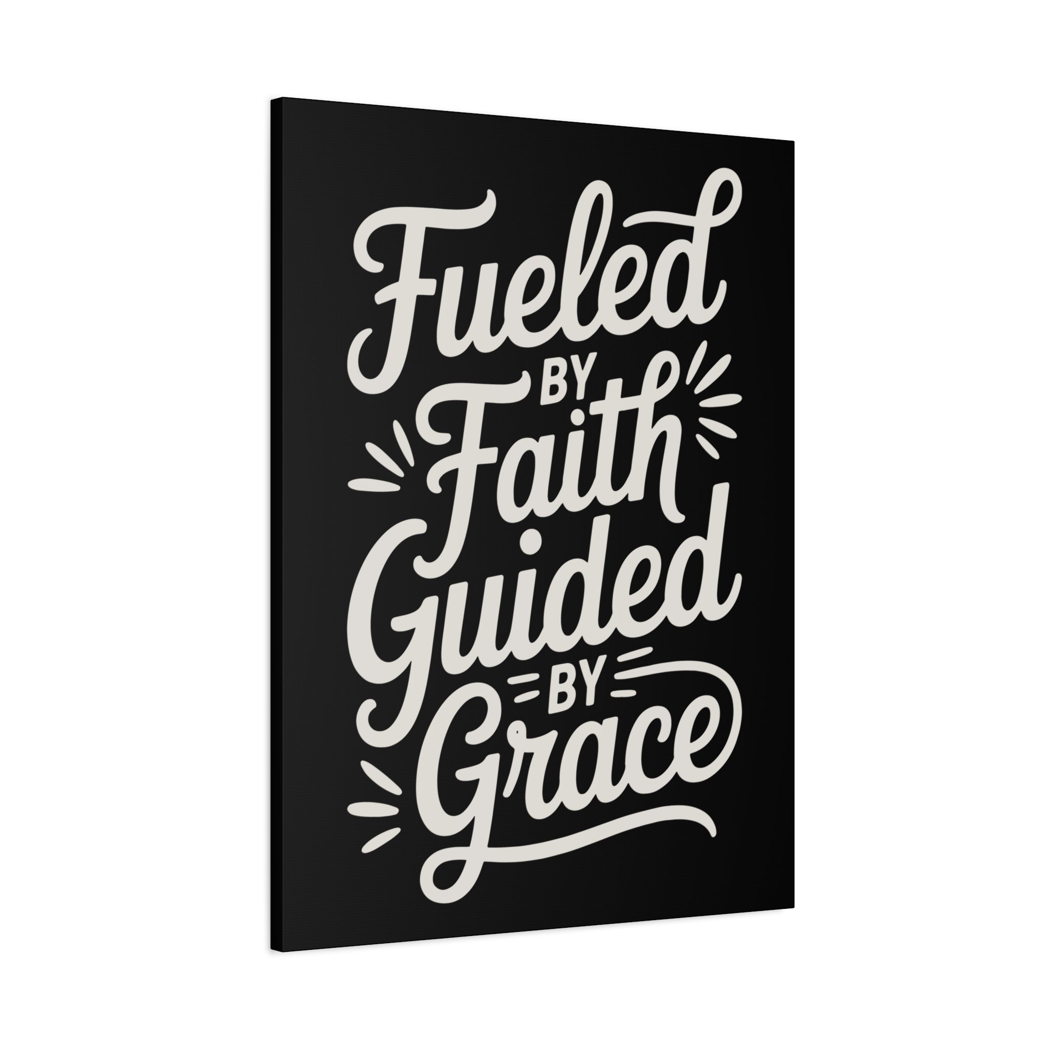 Stretched Canvas Art, Motivational Wall Decor, Home Inspirational Art, Faith-Based Decor, Gift for Faith Lovers