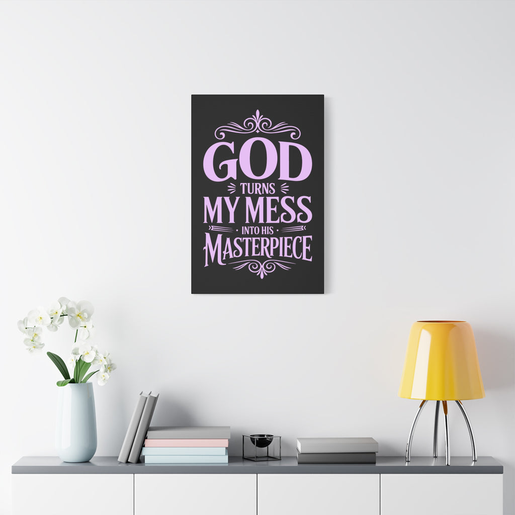 Inspirational Canvas Wall Art, Home Decor, Christian Gift, Motivational Wall Art, Faith-Based Decoration, Room Aesthetic, Gift for Her