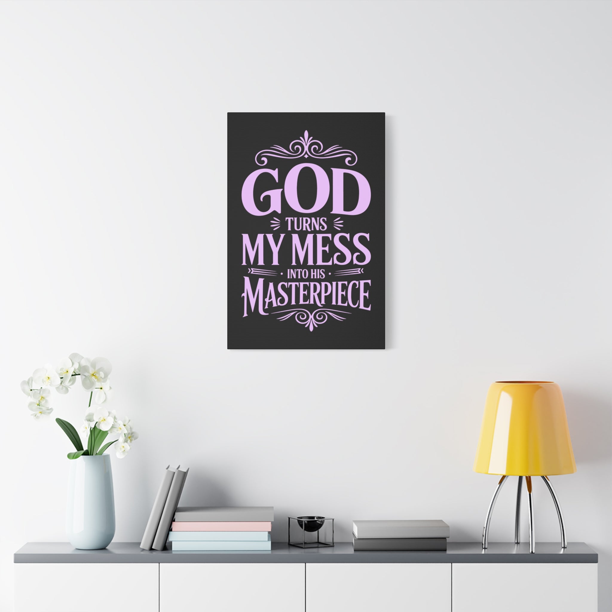 Inspirational Canvas Wall Art, Home Decor, Christian Gift, Motivational Wall Art, Faith-Based Decoration, Room Aesthetic, Gift for Her