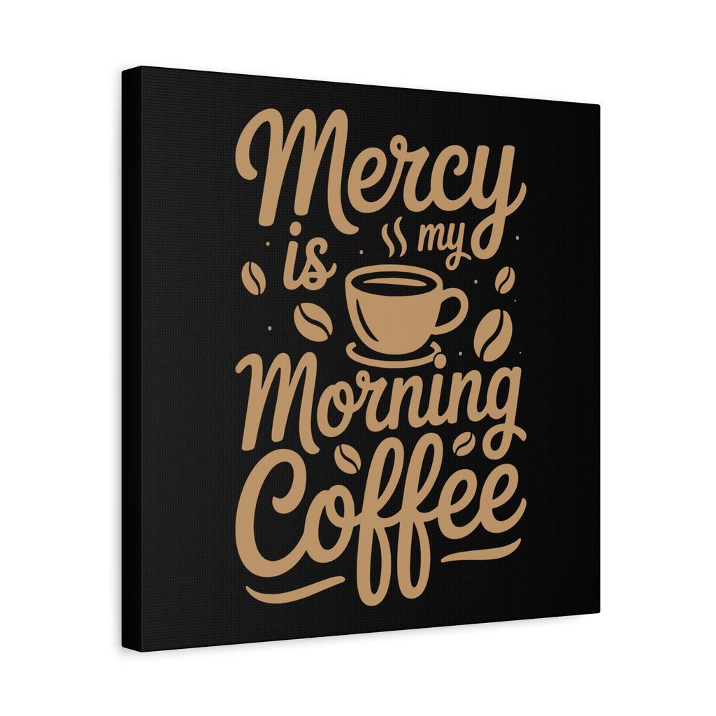 Coffee-Themed Canvas Art Print, Wall Decor for Coffee Lovers, Inspirational Home Decoration, Gift for Friends and Family