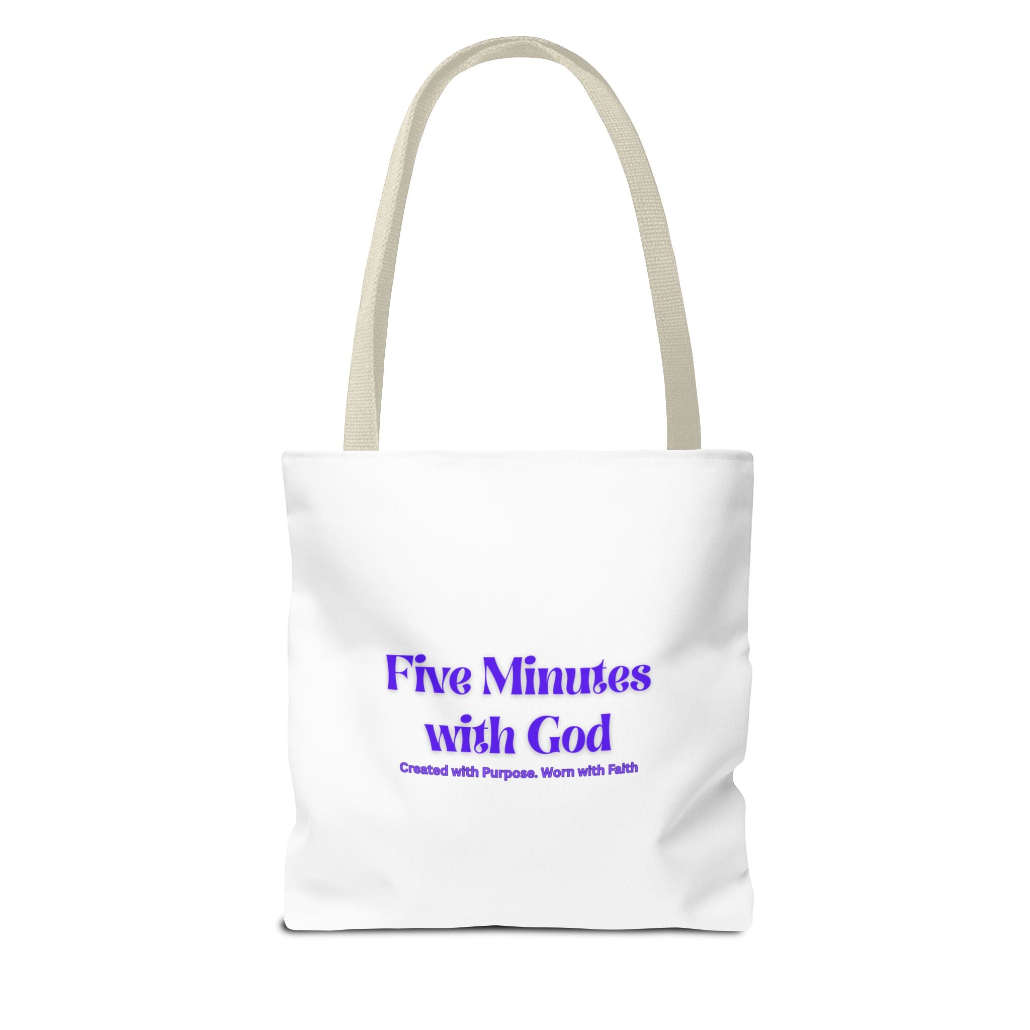 Colorful Inspirational Tote Bag, Versatile Shopping Bag, Faith-Based Gift, Motivational Carryall, Perfect for Any Occasion