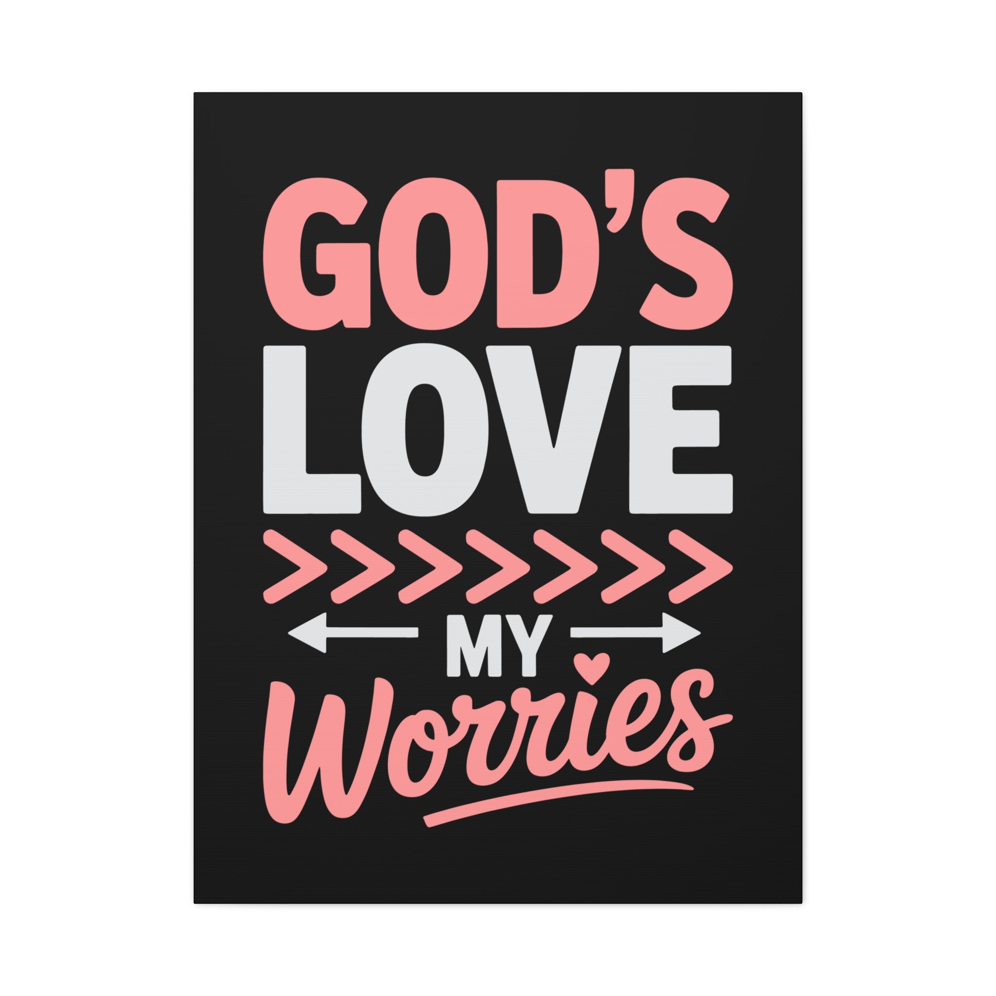 Inspirational Canvas Wall Art, Home Decor, Christian Gift, Motivational Wall Art, Stress Relief Decor, Housewarming Gift