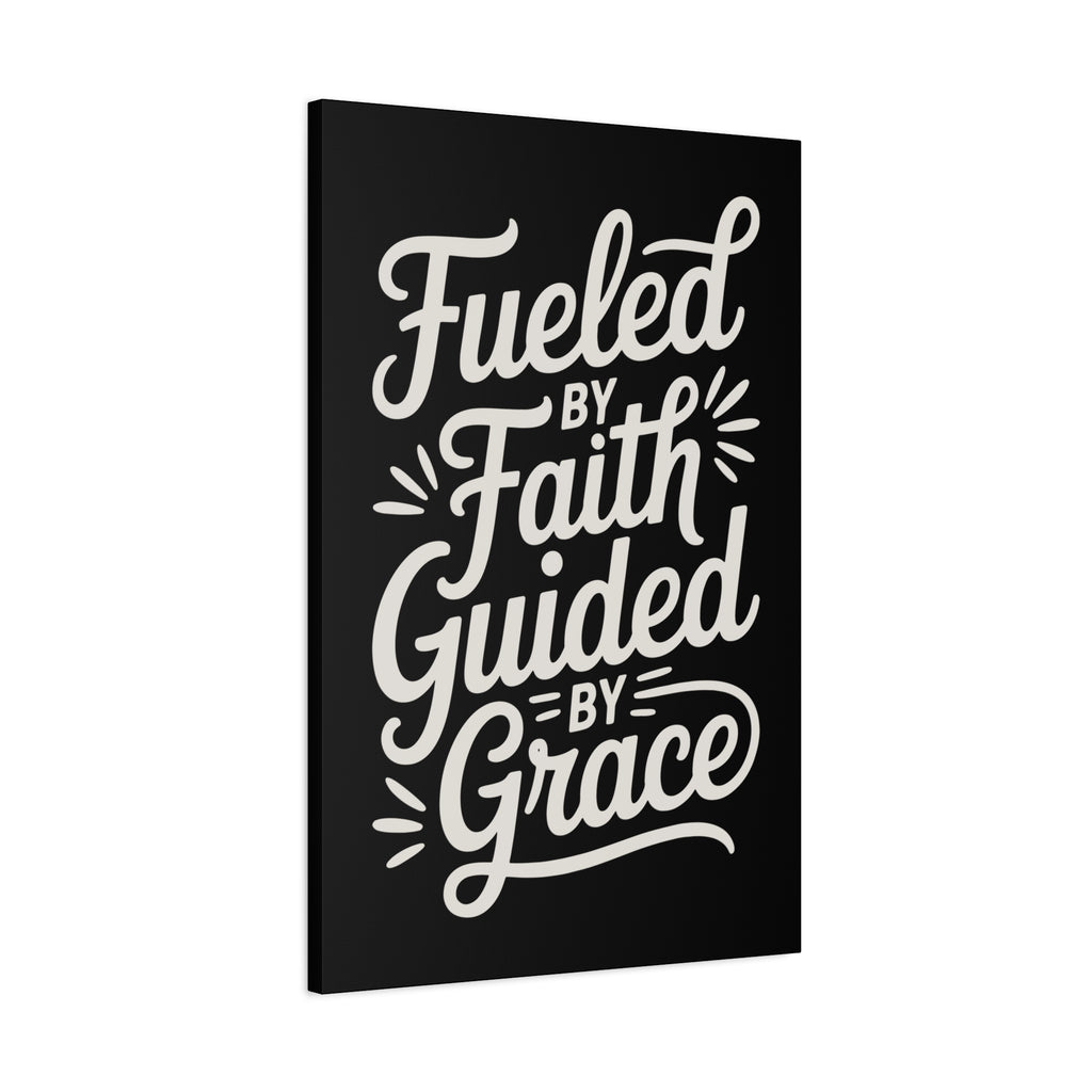 Stretched Canvas Art, Motivational Wall Decor, Home Inspirational Art, Faith-Based Decor, Gift for Faith Lovers