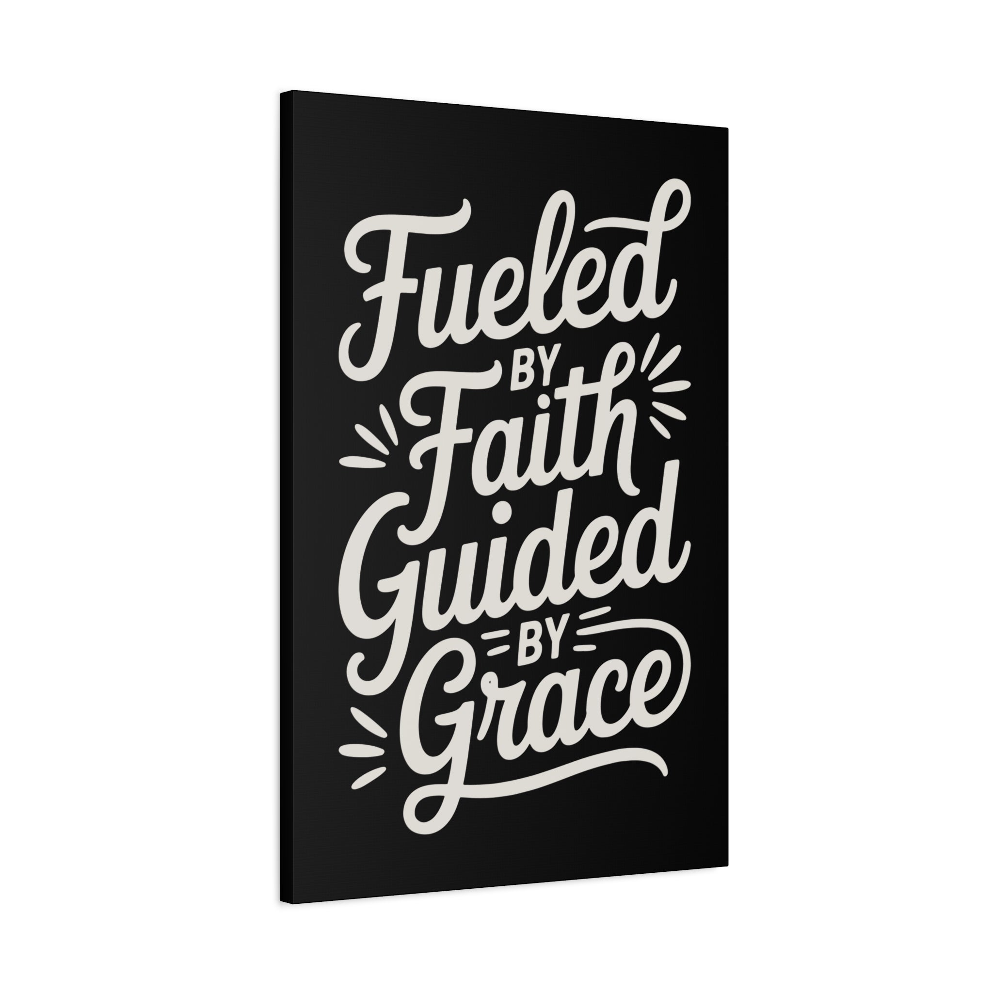 Stretched Canvas Art, Motivational Wall Decor, Home Inspirational Art, Faith-Based Decor, Gift for Faith Lovers