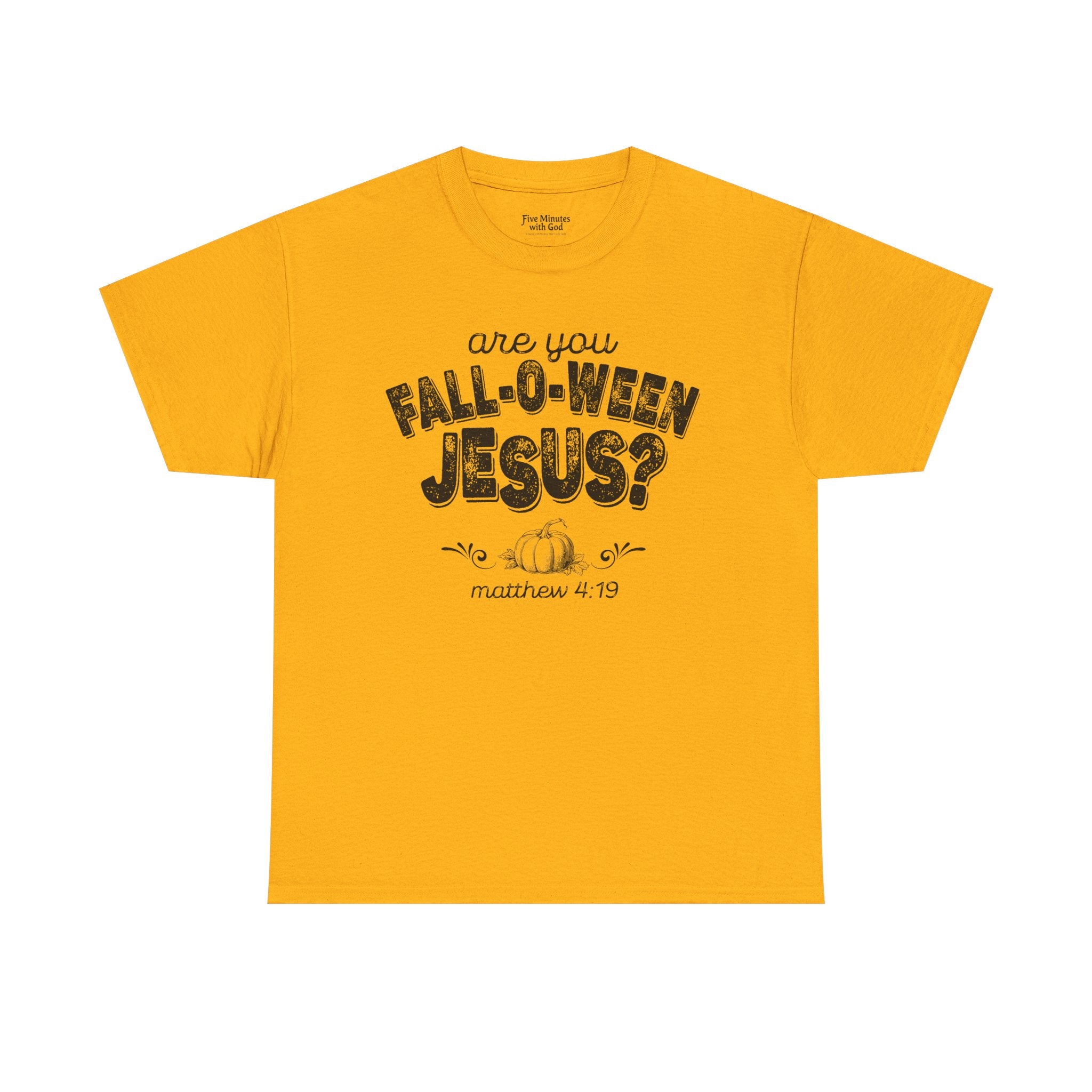 Fall-Themed Tee, Are You Fall-O-Ween Jesus, Unisex Cotton Shirt, Funny Fall Apparel, Halloween T-Shirt, Thanksgiving Gift Ideas