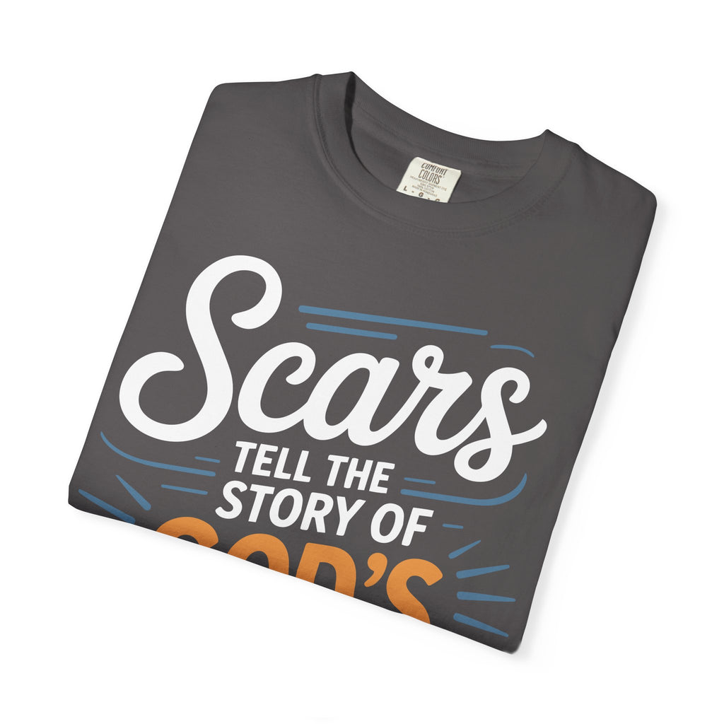Healing Message Unisex T-Shirt - Scars Tell the Story of God's Healing