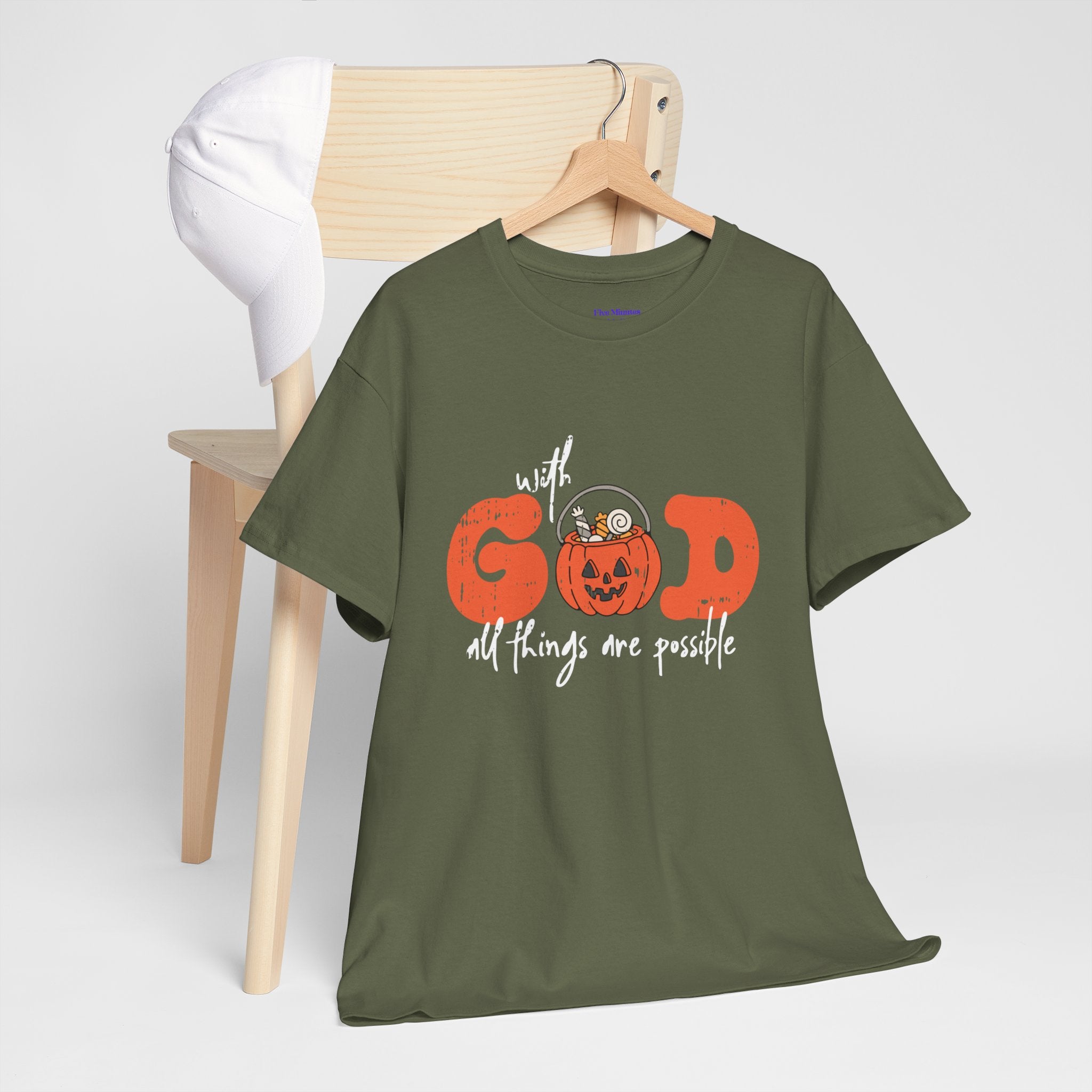 Faith-Inspired Unisex Tee - God All Things Are Possible Shirt