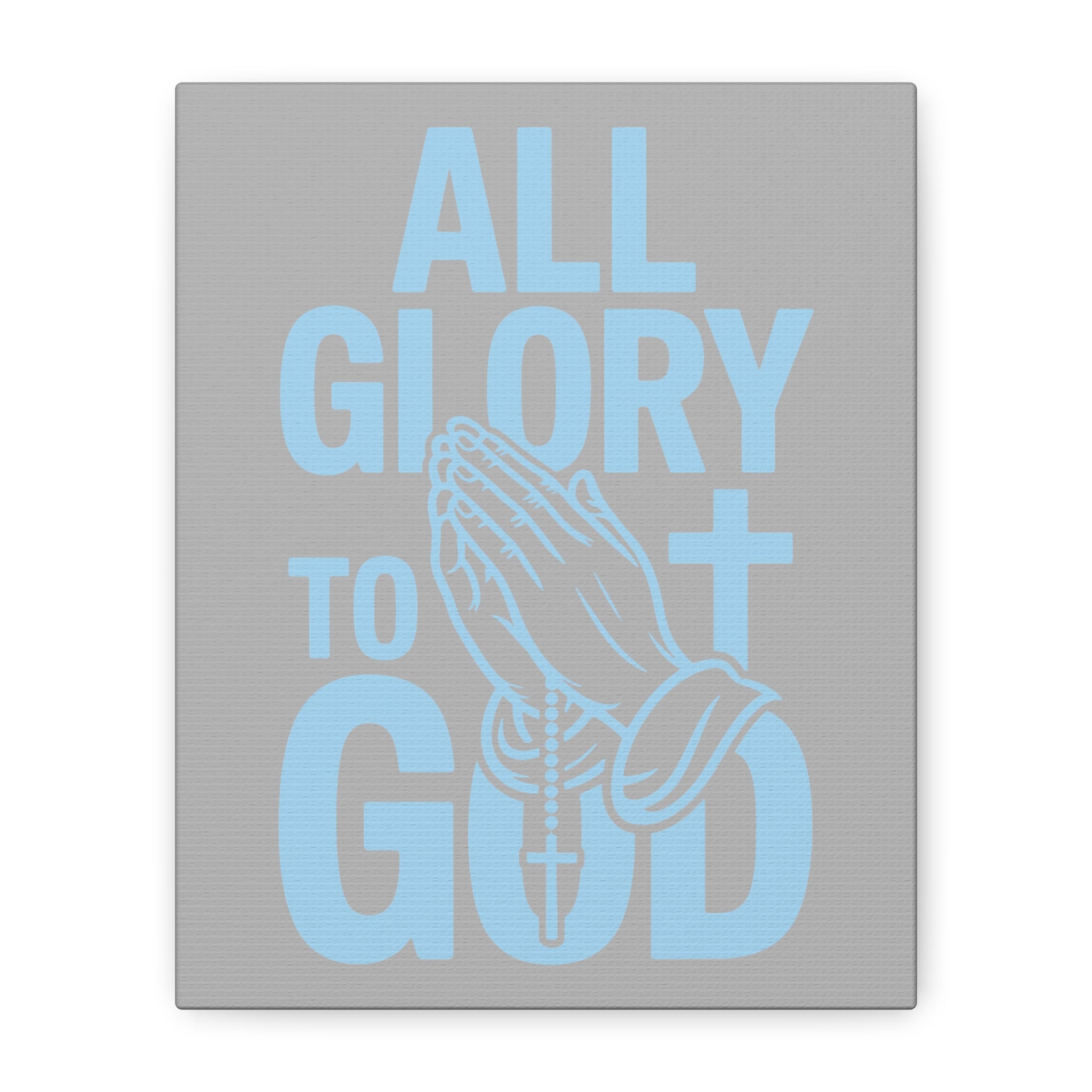 Religious Wall Art Canvas Print, Christian Home Decor, Inspirational Gift, Praying Hands Artwork, Faith Decor for Church