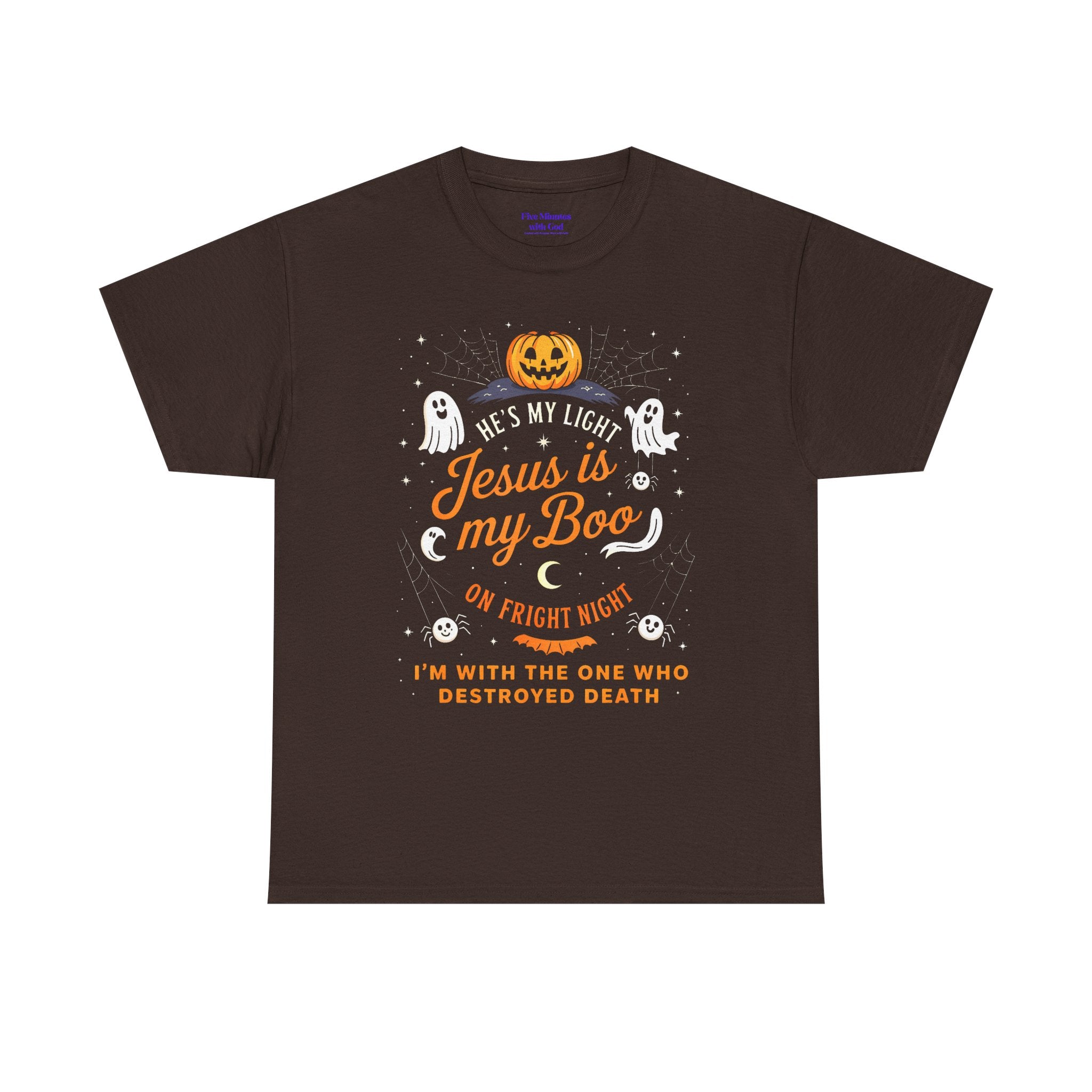 Halloween Faith Tee - Jesus is My Boo, Unisex T-Shirt for Halloween, Christian Halloween Shirt, Gift for Christian Friends, Spooky [...]