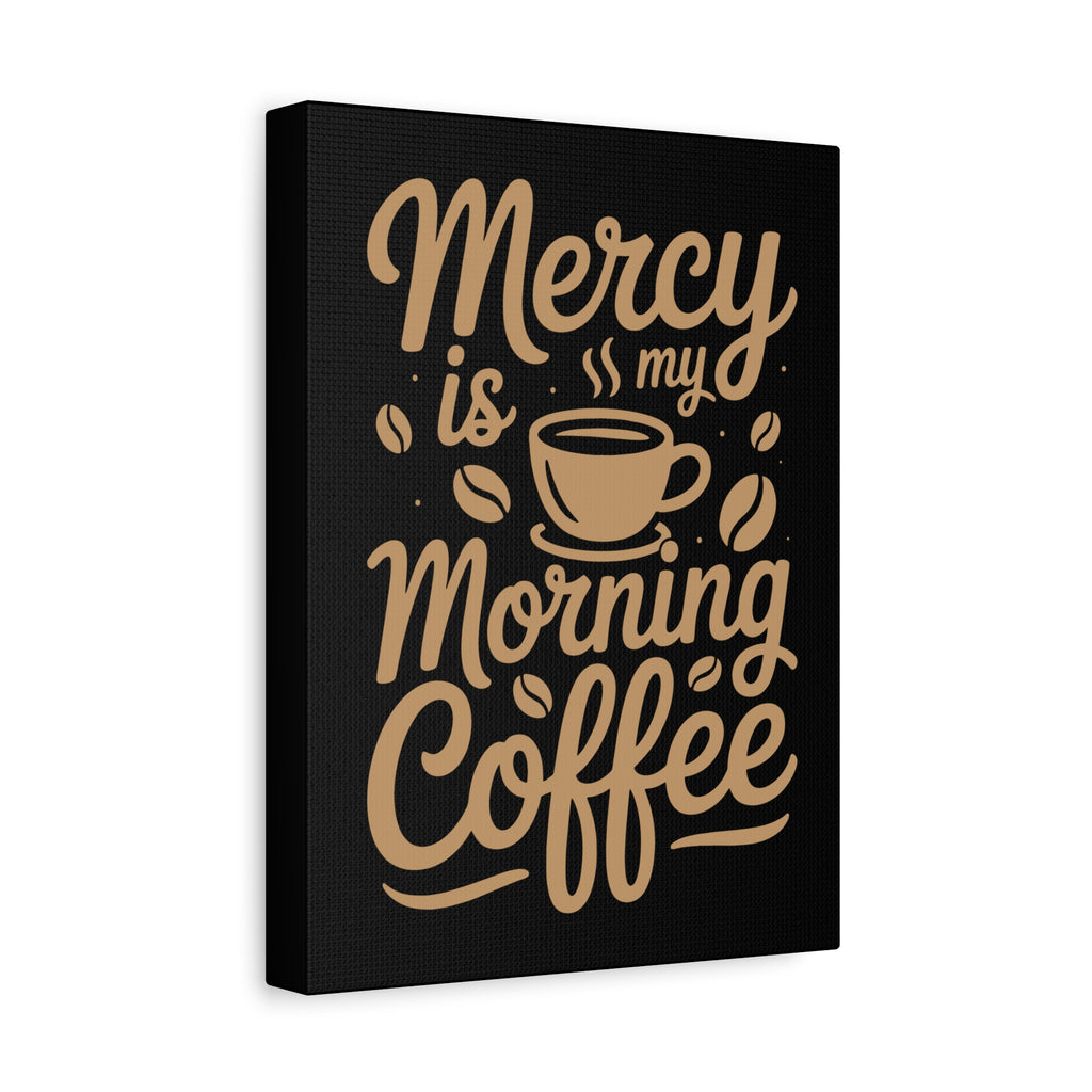 Coffee-Themed Canvas Art Print, Wall Decor for Coffee Lovers, Inspirational Home Decoration, Gift for Friends and Family