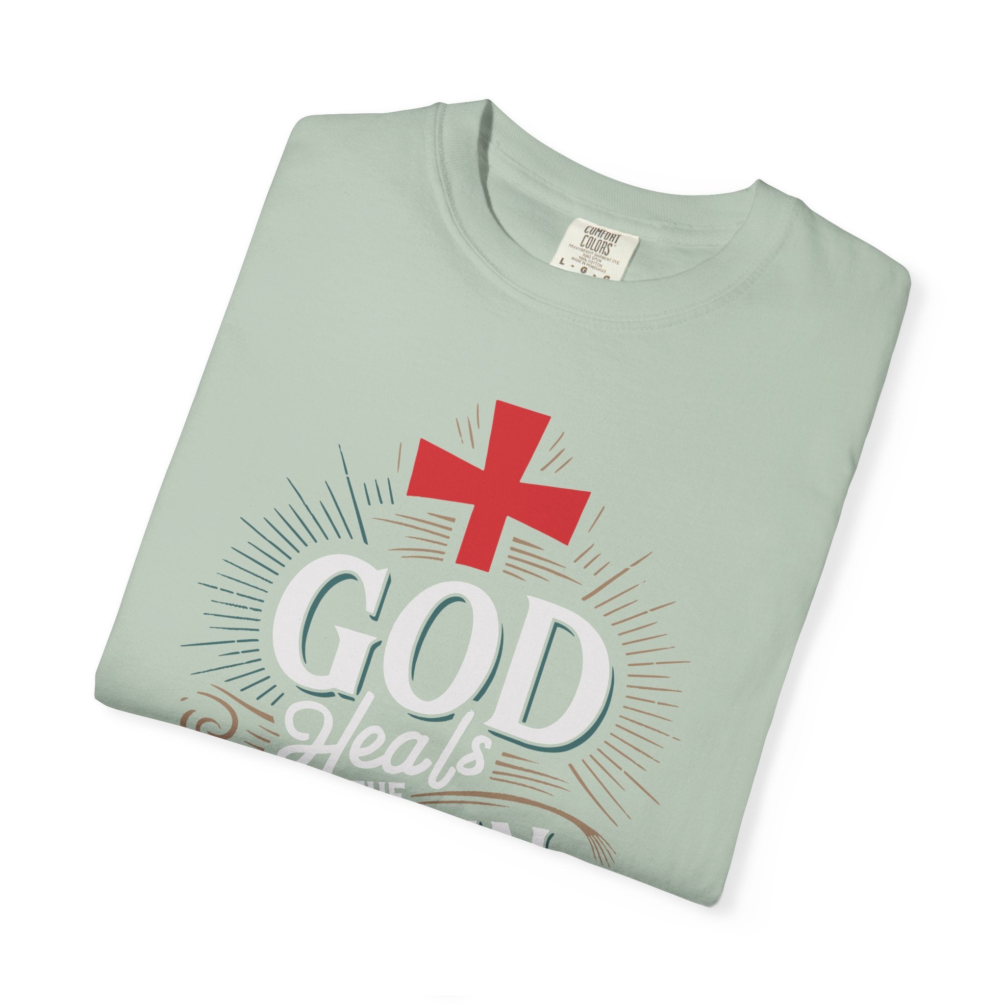 Faith-Inspired Unisex T-Shirt, God Heals The Broken-Hearted Tee