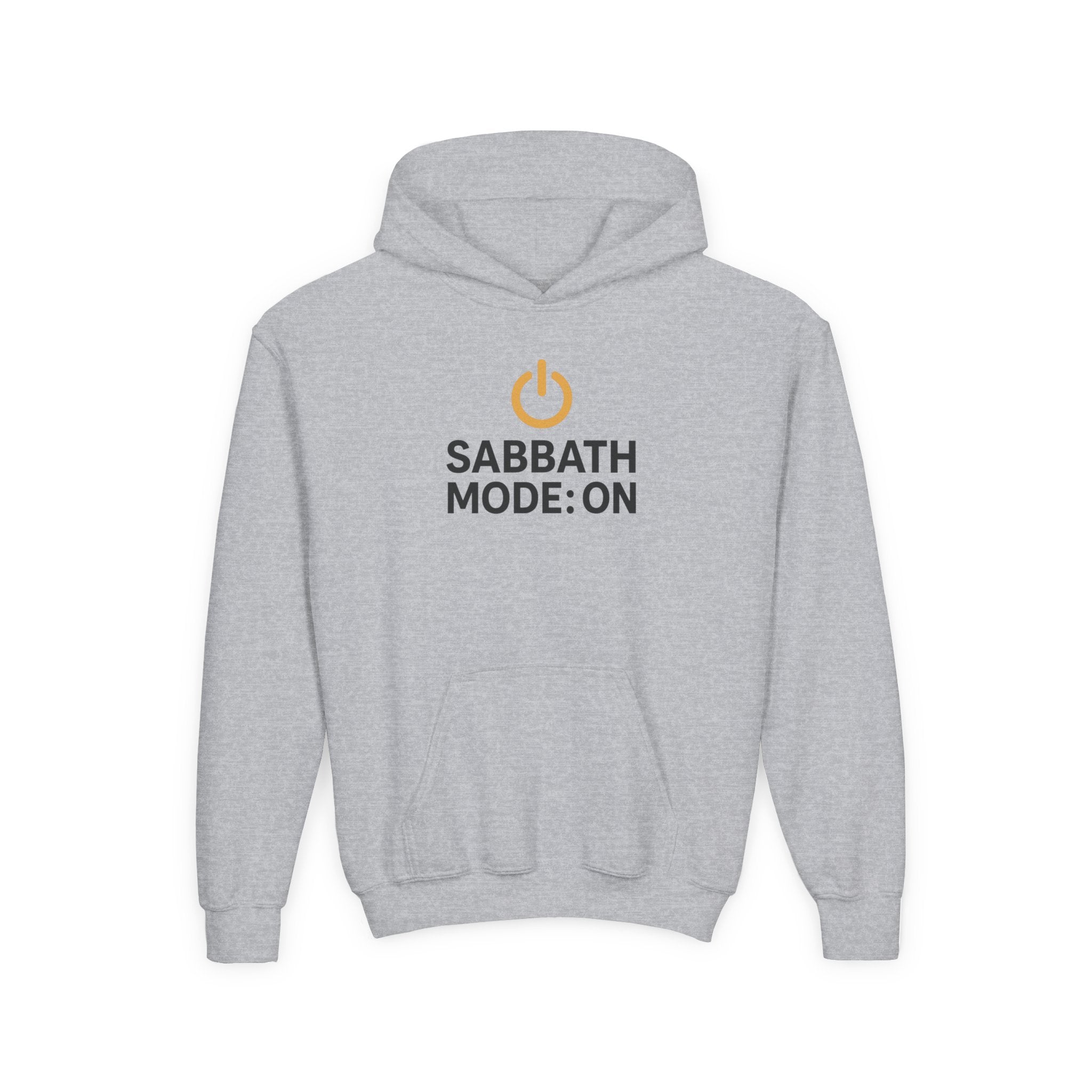 Sabbath Mode Youth Hoodie, Comfortable Hooded Sweatshirt for Kids, Perfect for Religious Observances, Christian Gift, Sunday Wear