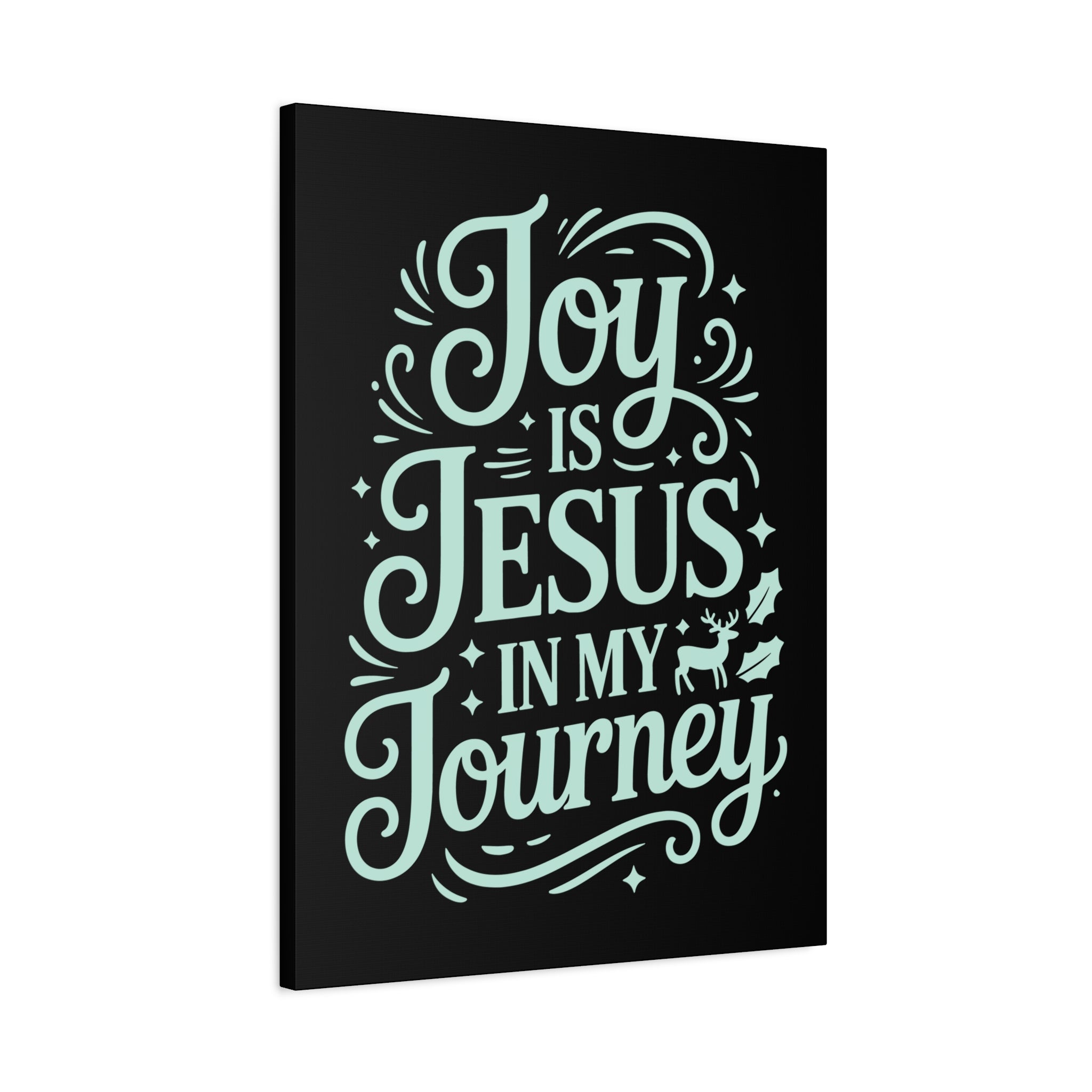 Joy in My Journey Canvas Wall Art, Religious Decor, Christmas Gift, Inspirational Wall Art, Joyful Home Decoration, Faith-Based Art