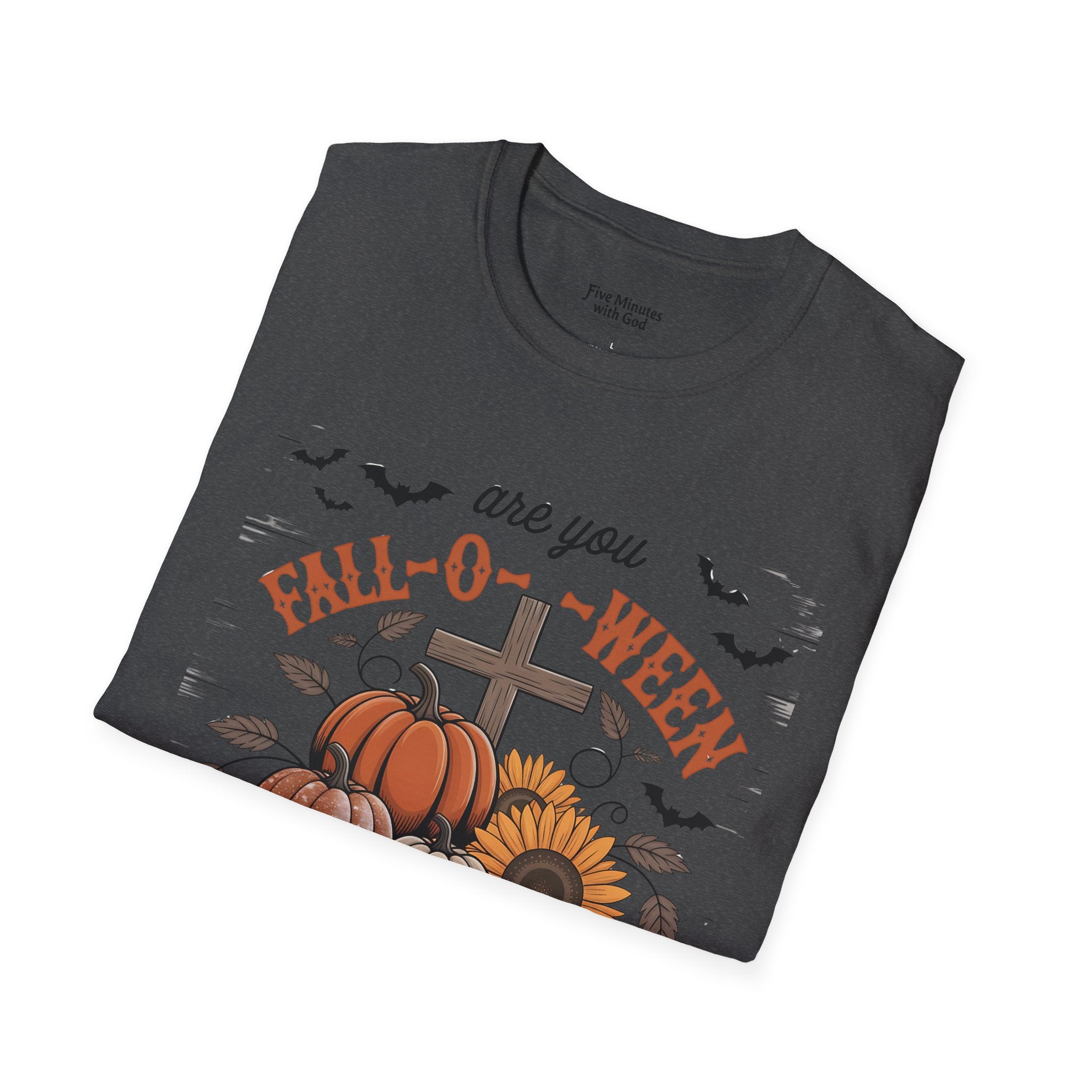 Fall-Themed T-Shirt: Are You Fall-O-Ween Jesus? Halloween Tee, Unisex Shirt, Autumn Apparel, Faith-Based Gift, Seasonal Wear