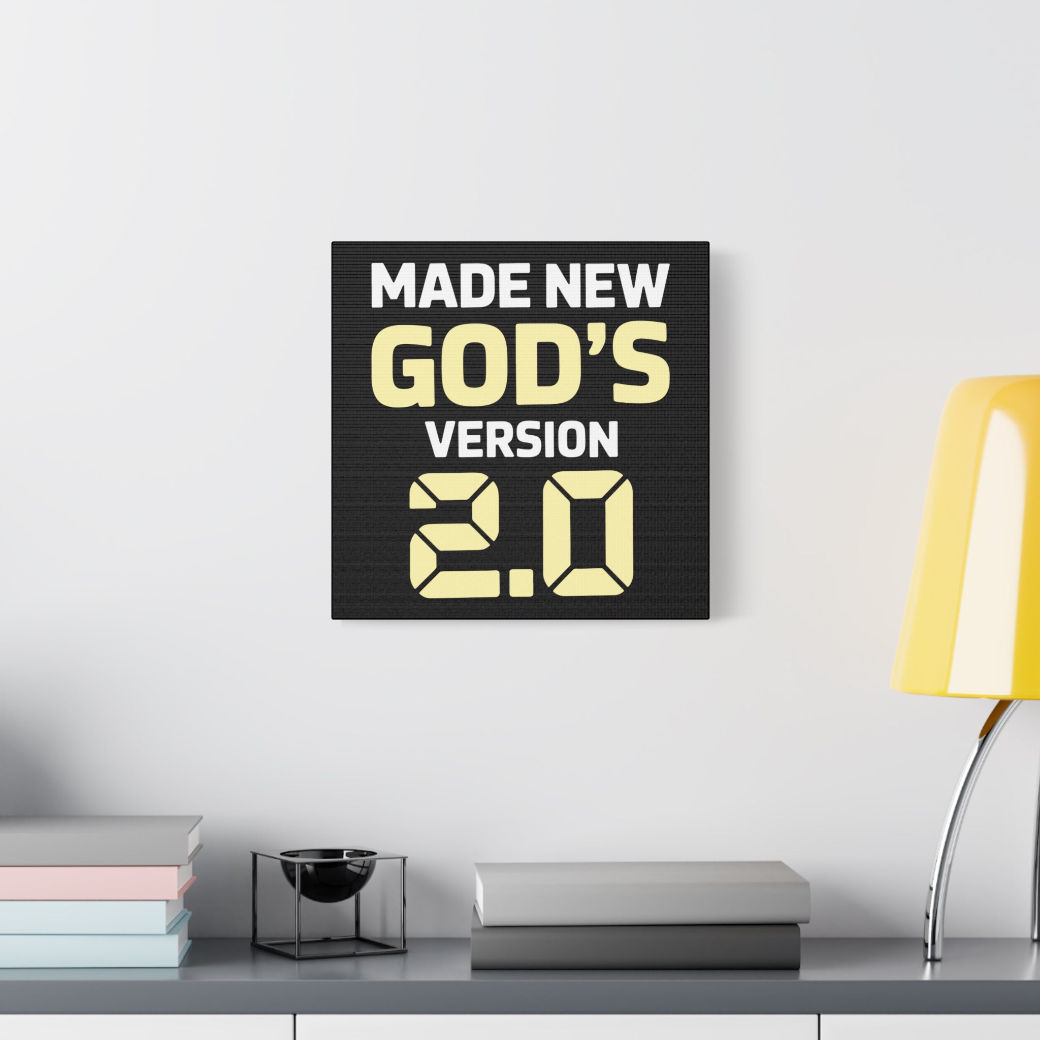 Inspirational Wall Art Canvas, Faith Decor, Home Decoration, Uplifting Gift, Christian Home, Motivational Room