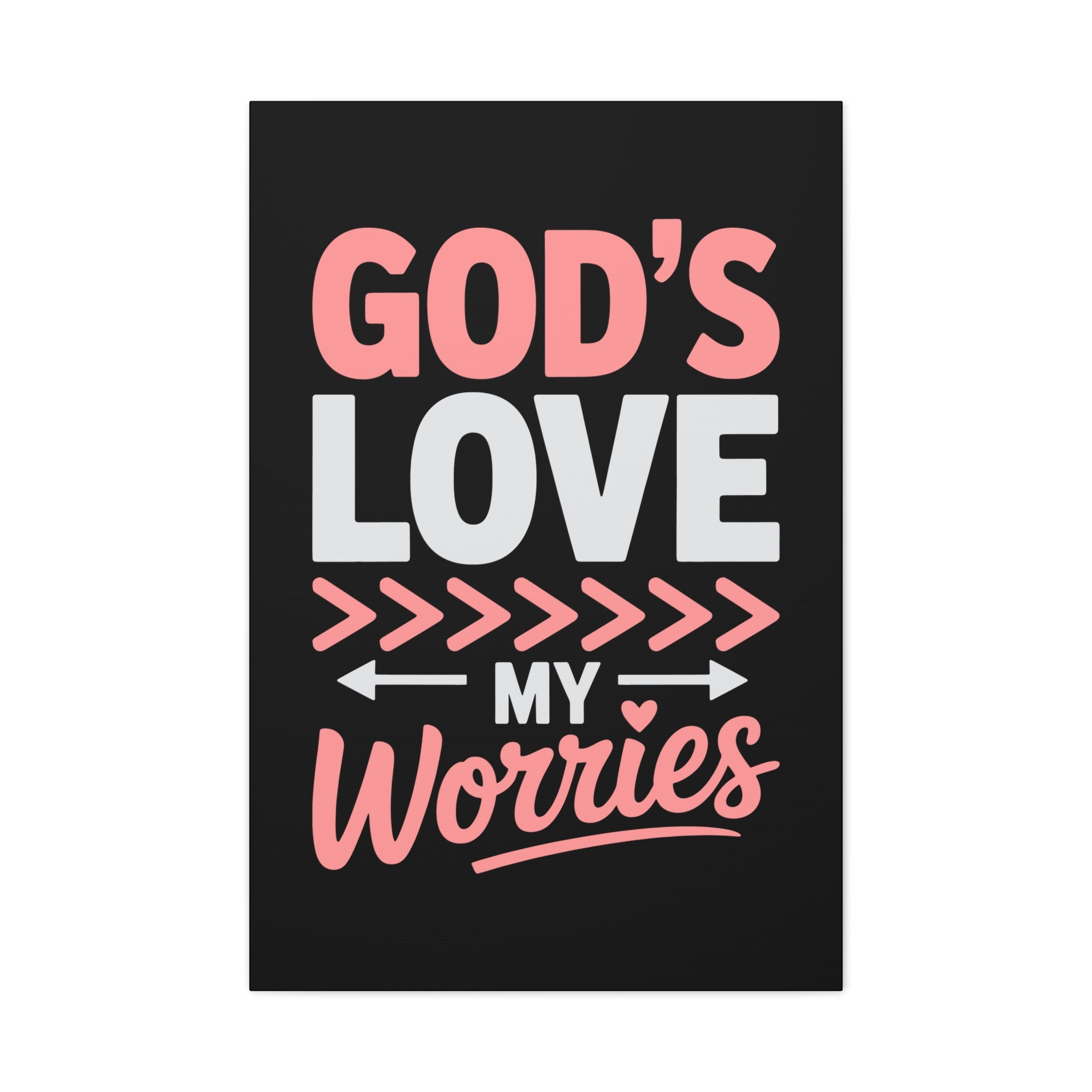 Inspirational Canvas Wall Art, Home Decor, Christian Gift, Motivational Wall Art, Stress Relief Decor, Housewarming Gift
