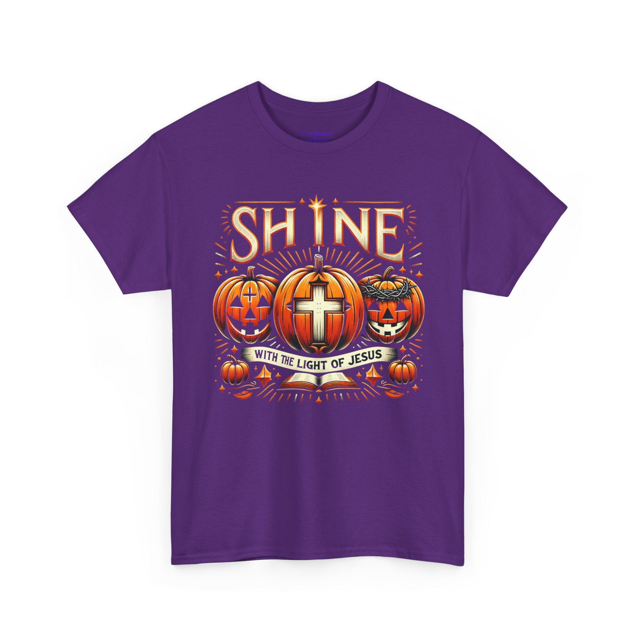 Halloween Jesus Graphic Tee | Unisex Cotton T-Shirt, Spooky Season Apparel, Faith-Based Shirt, Autumn Fashion, Christian Gift
