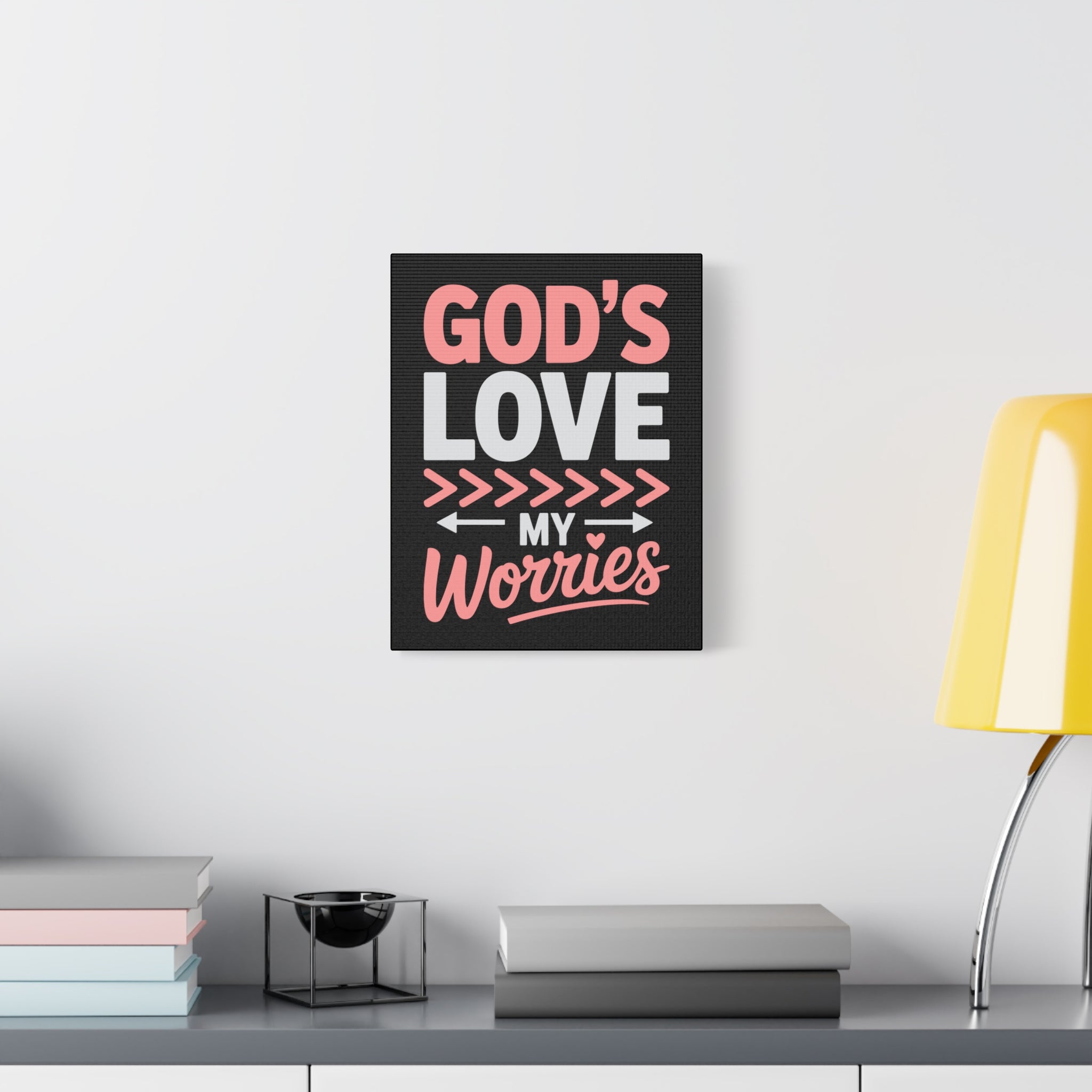 Inspirational Canvas Wall Art, Home Decor, Christian Gift, Motivational Wall Art, Stress Relief Decor, Housewarming Gift