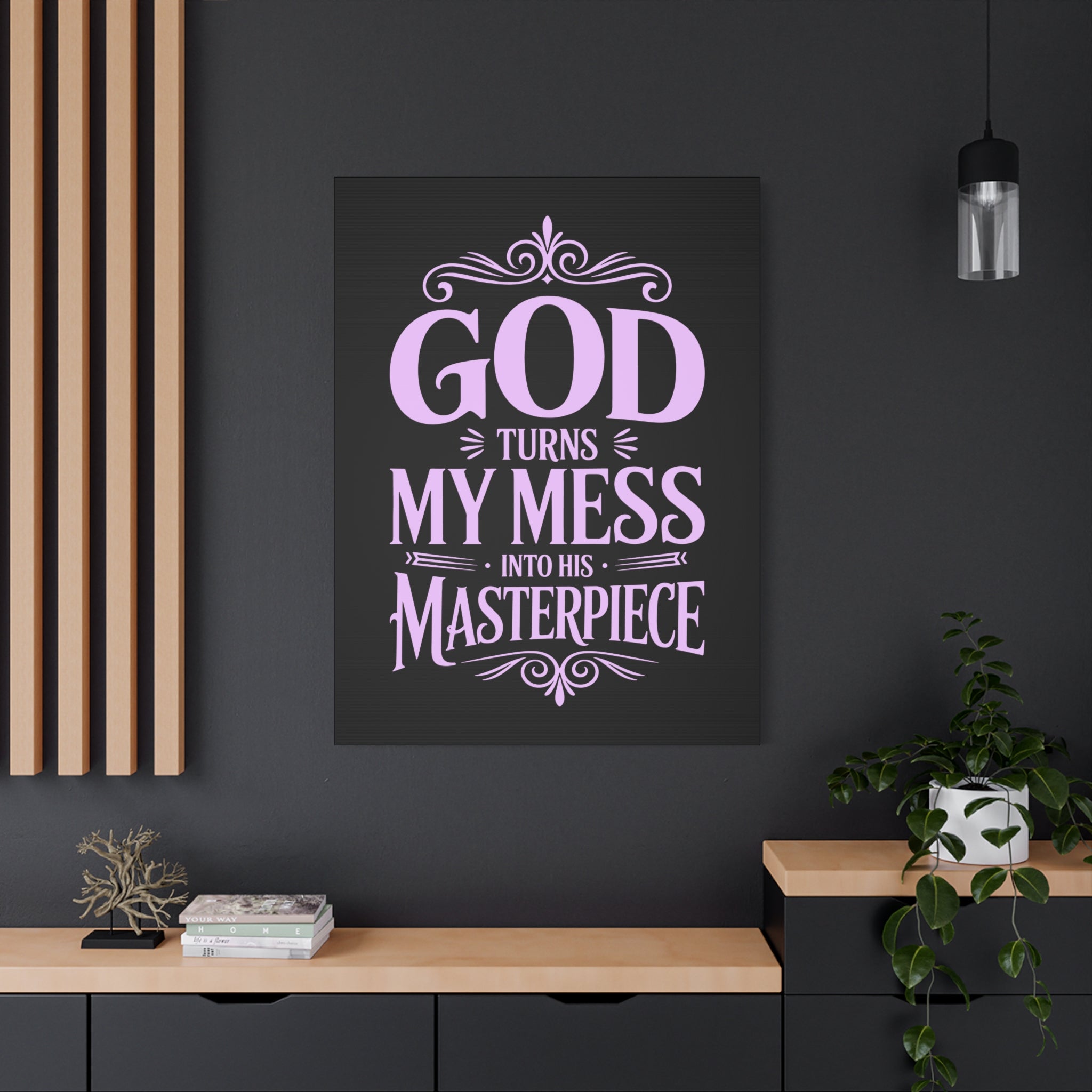 Inspirational Canvas Wall Art, Home Decor, Christian Gift, Motivational Wall Art, Faith-Based Decoration, Room Aesthetic, Gift for Her