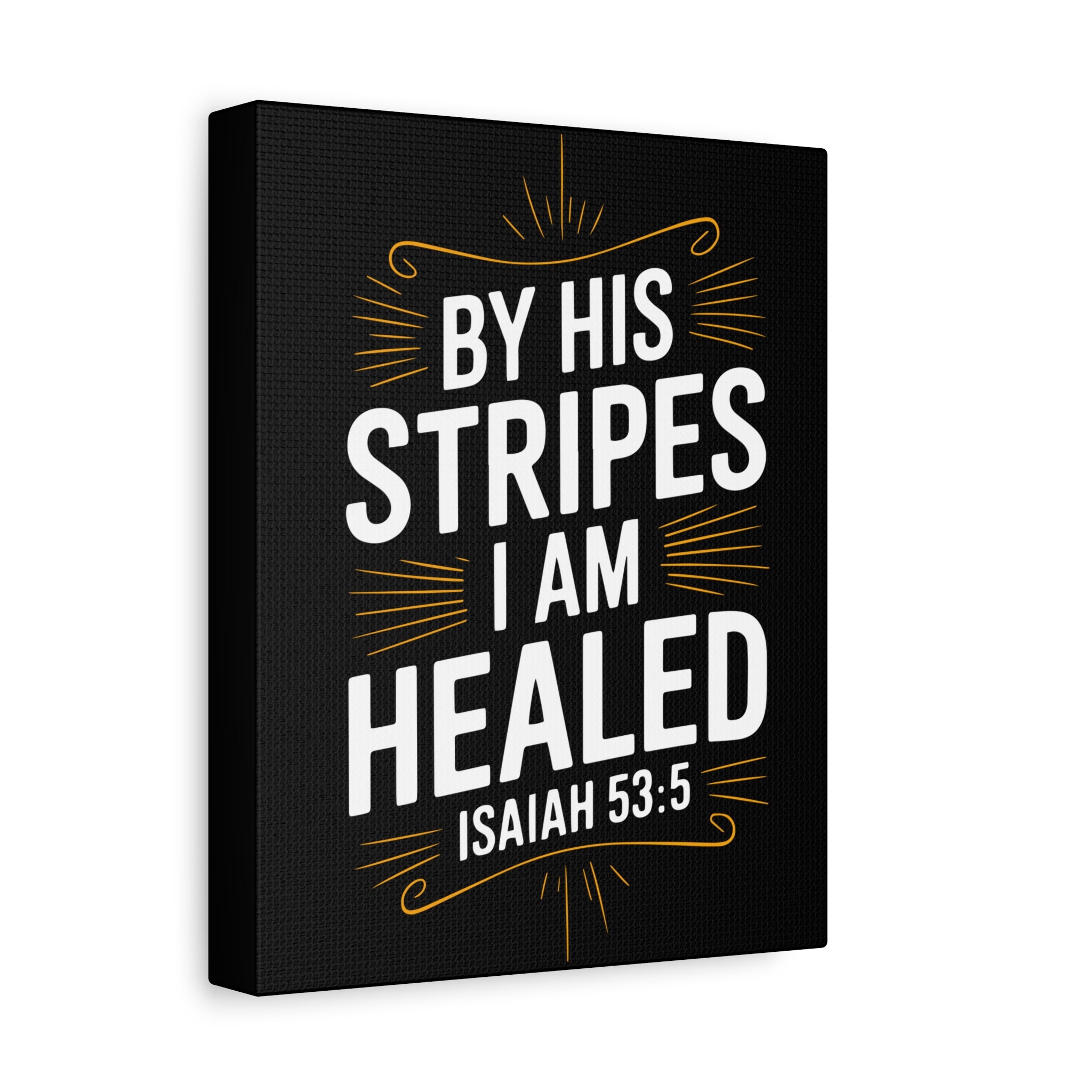 Inspirational Canvas Wall Art - Faith Decor, Christian Gift, Healing Quote, Home Decor, Modern Artwork