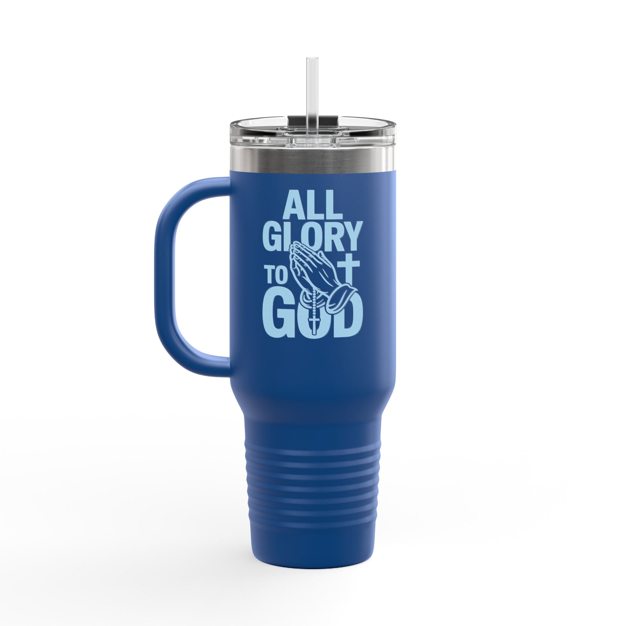 Insulated Travel Mug with Inspirational Quote, Perfect for Coffee Lovers, Bible Verses, Gift for Him/Her, Reusable Drinkware