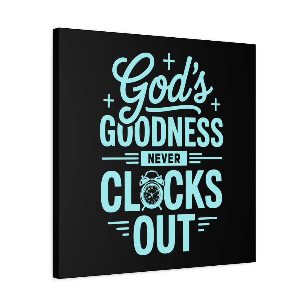 Inspirational Canvas Wall Art, Motivational Decor, Faith-Based Gift, Home Decoration, Religious Wall Art, God's Goodness