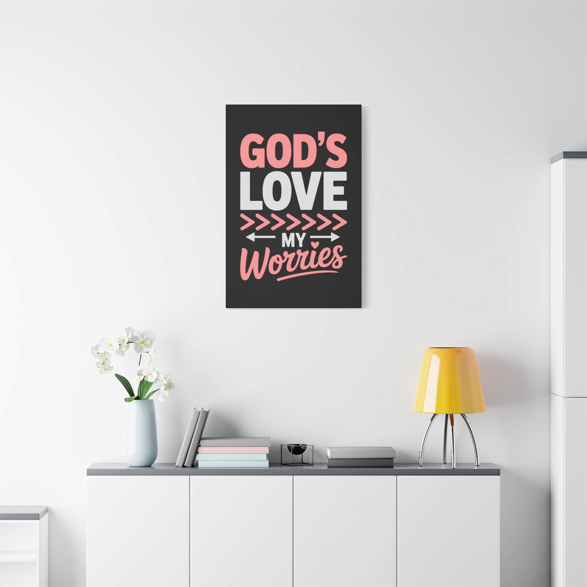 Inspirational Canvas Wall Art, Home Decor, Christian Gift, Motivational Wall Art, Stress Relief Decor, Housewarming Gift