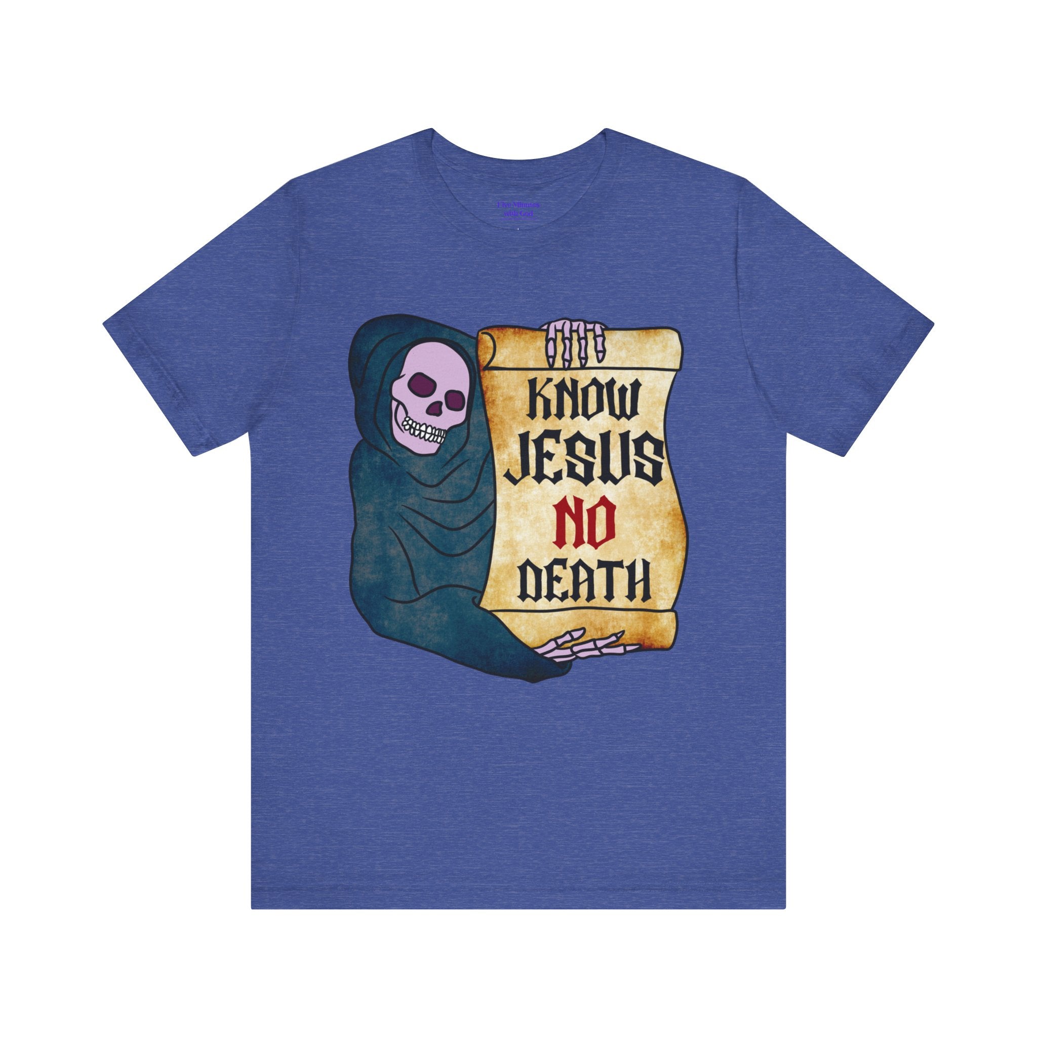 Jesus Skull Tee - Inspirational T-Shirt, Casual Wear, Spiritual Gift, Faith-Based Apparel, Unique Graphic Tee