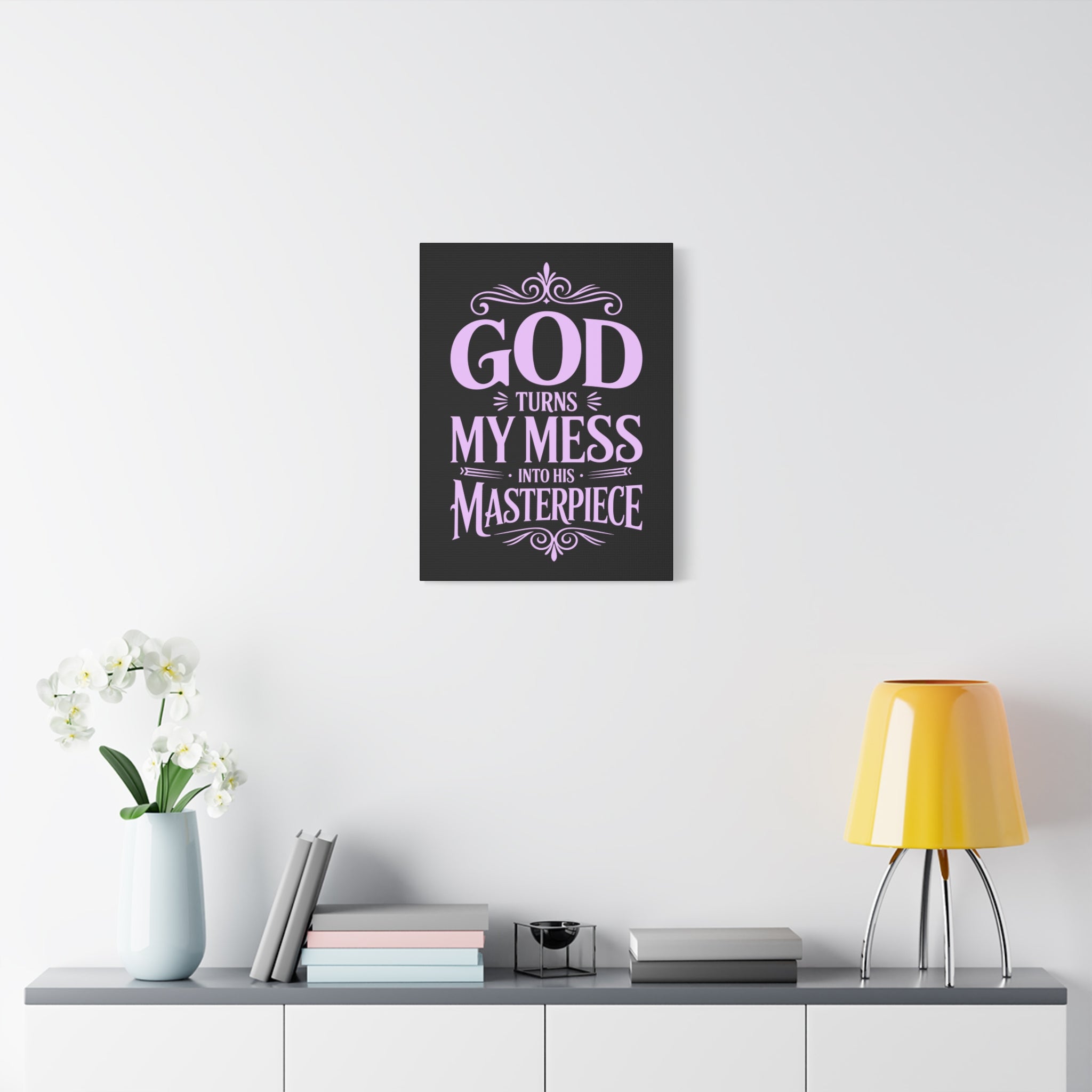 Inspirational Canvas Wall Art, Home Decor, Christian Gift, Motivational Wall Art, Faith-Based Decoration, Room Aesthetic, Gift for Her