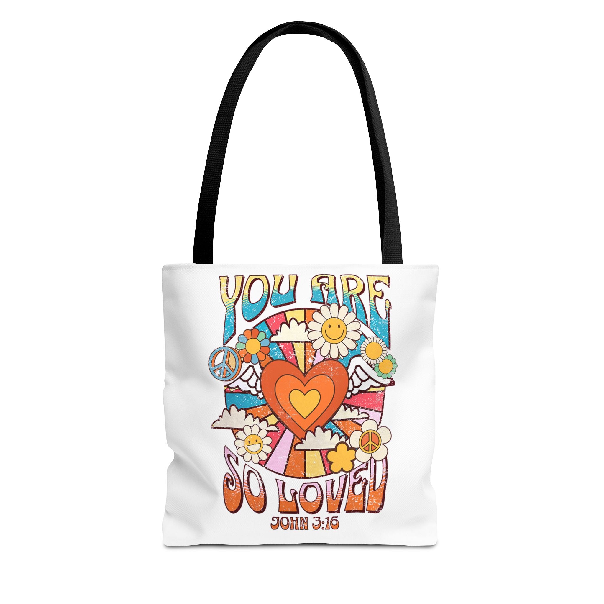 Colorful Inspirational Tote Bag, Versatile Shopping Bag, Faith-Based Gift, Motivational Carryall, Perfect for Any Occasion