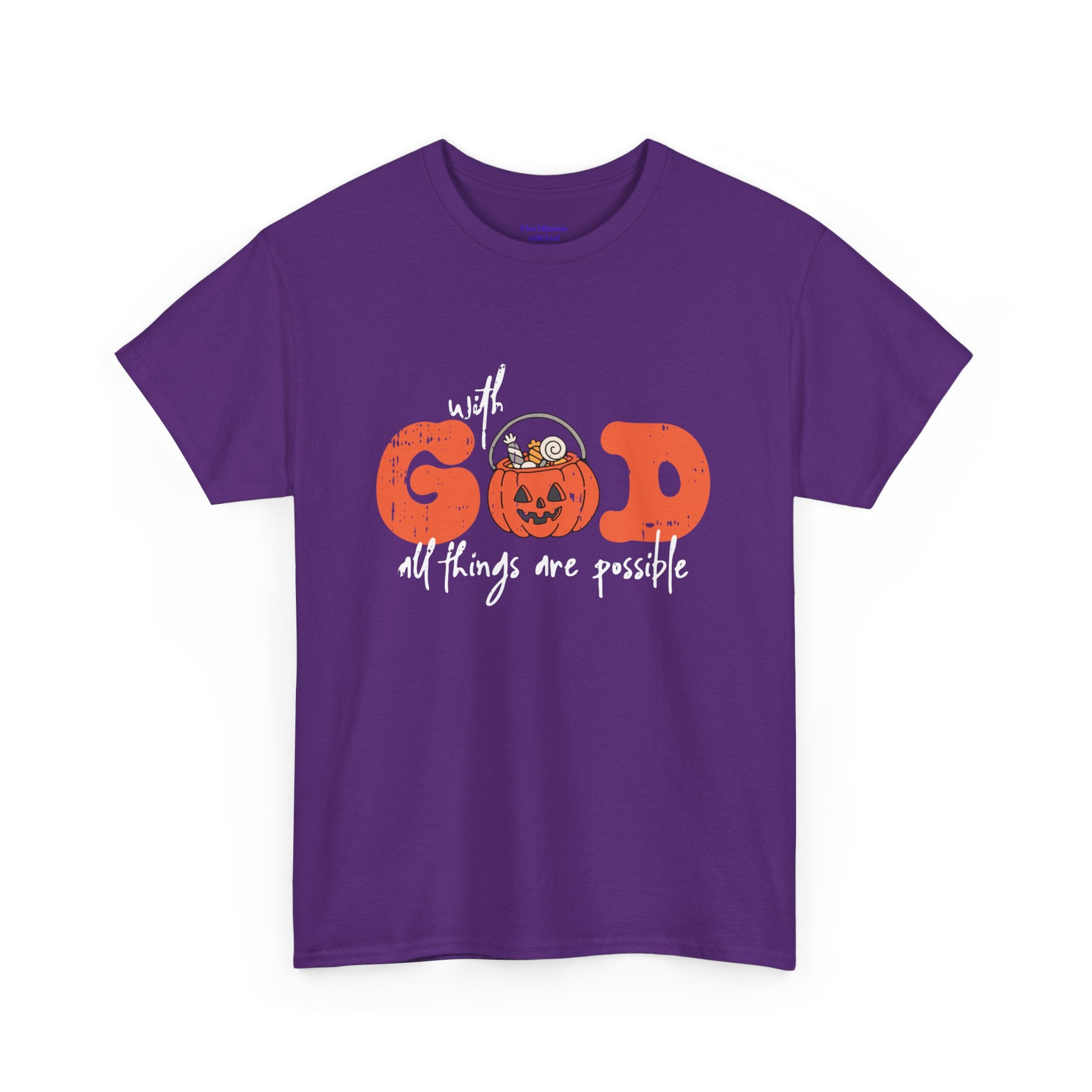 Faith-Inspired Unisex Tee - God All Things Are Possible Shirt