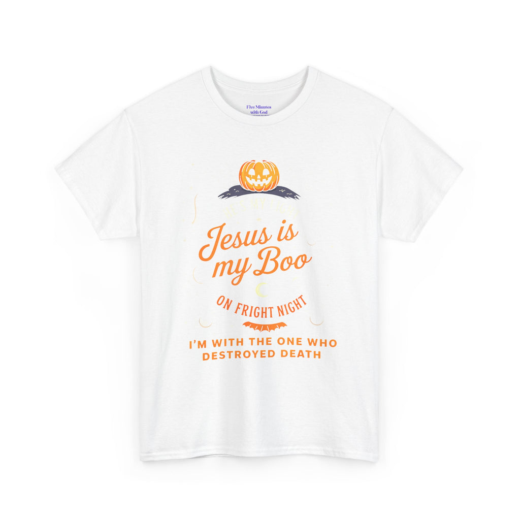 Halloween Faith Tee - Jesus is My Boo, Unisex T-Shirt for Halloween, Christian Halloween Shirt, Gift for Christian Friends, Spooky [...]