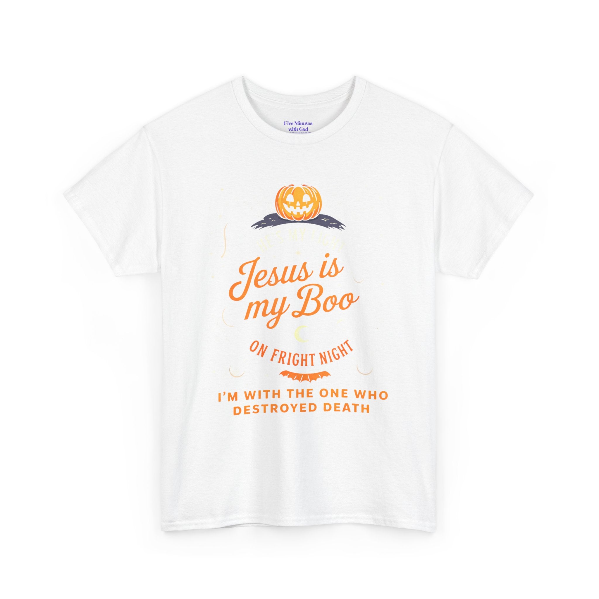 Halloween Faith Tee - Jesus is My Boo, Unisex T-Shirt for Halloween, Christian Halloween Shirt, Gift for Christian Friends, Spooky [...]