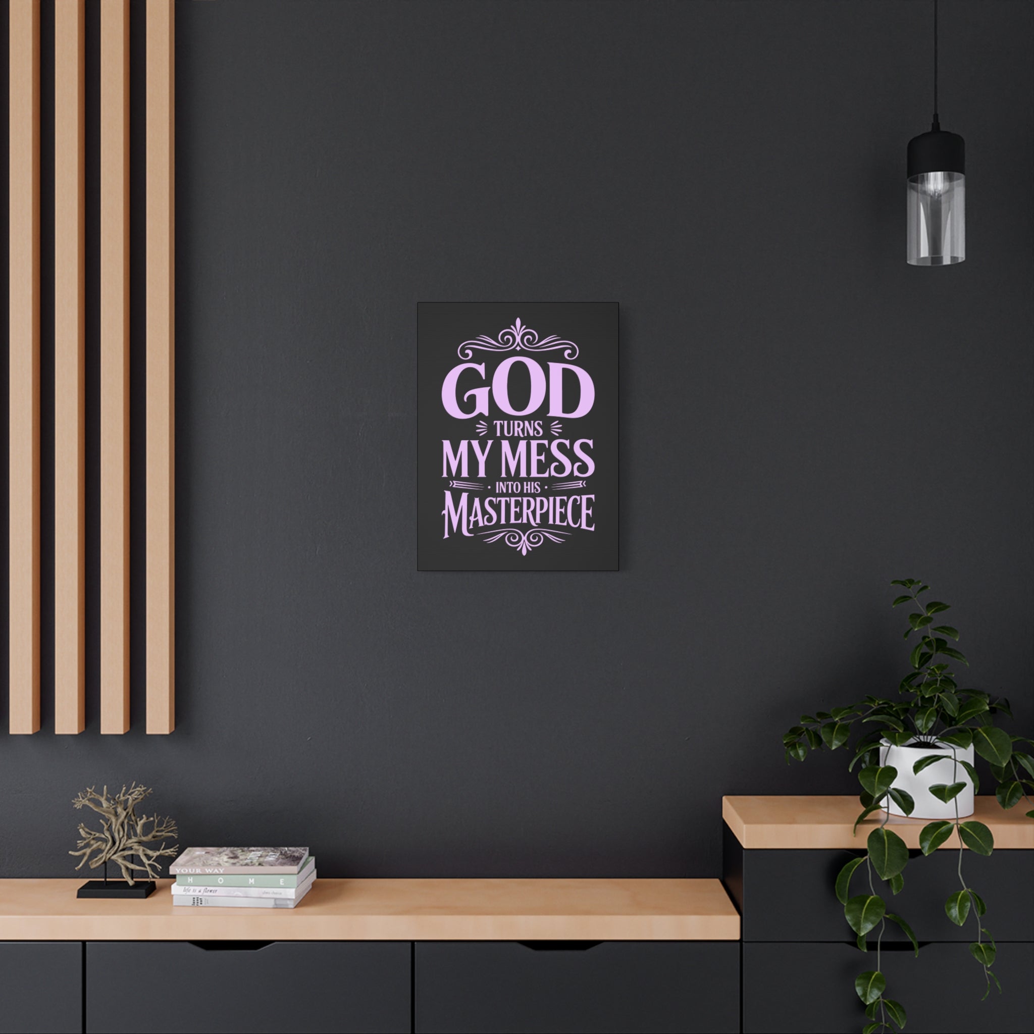 Inspirational Canvas Wall Art, Home Decor, Christian Gift, Motivational Wall Art, Faith-Based Decoration, Room Aesthetic, Gift for Her