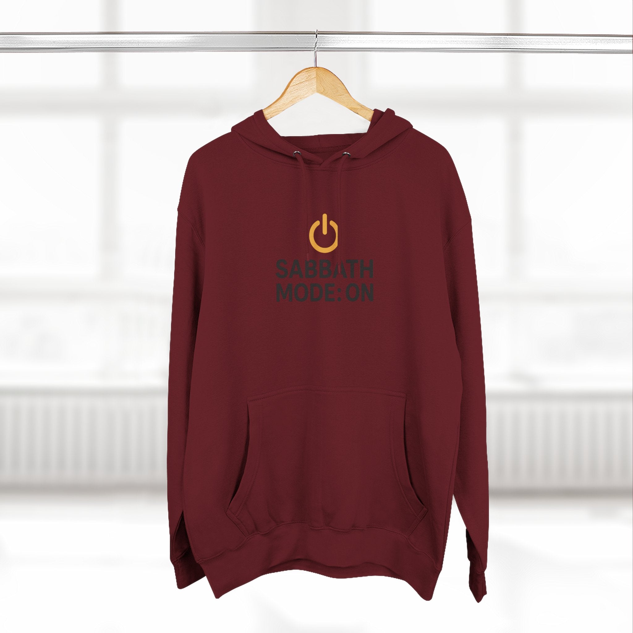 Sabbath Mode Fleece Hoodie | Faith Apparel, Religious Gift, Comfortable Hoodie, Cozy Wear, Spiritual Fashion