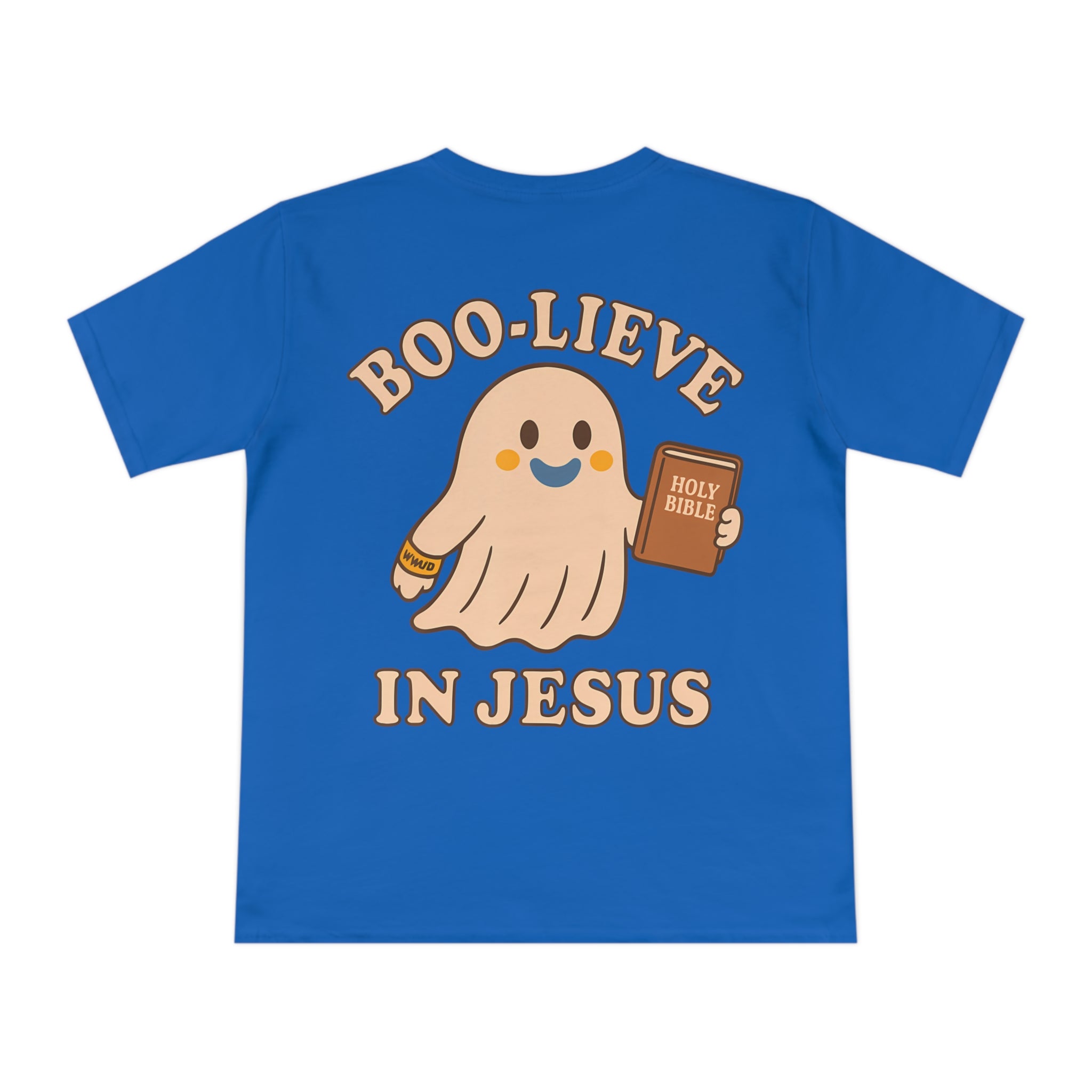 Halloween Christian T-Shirt with Fun Ghost Designs, Jesus is My Boo, Spooky Season Apparel, Faithful Holiday Shirt, Unique Gift for [...]