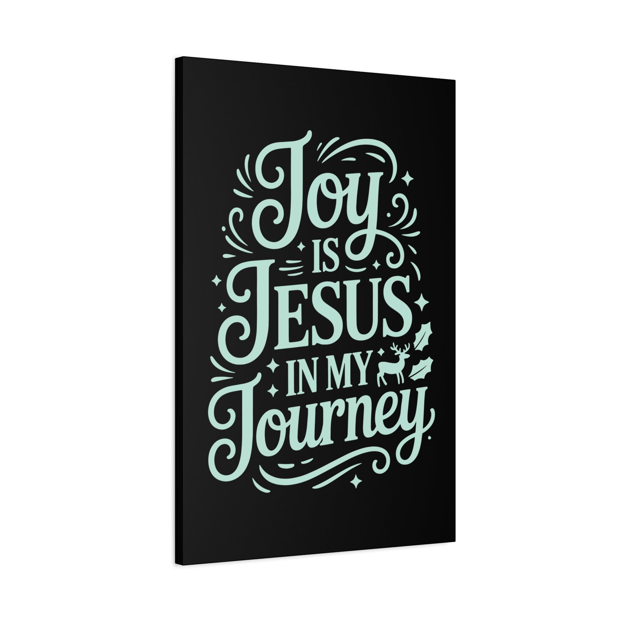 Joy in My Journey Canvas Wall Art, Religious Decor, Christmas Gift, Inspirational Wall Art, Joyful Home Decoration, Faith-Based Art