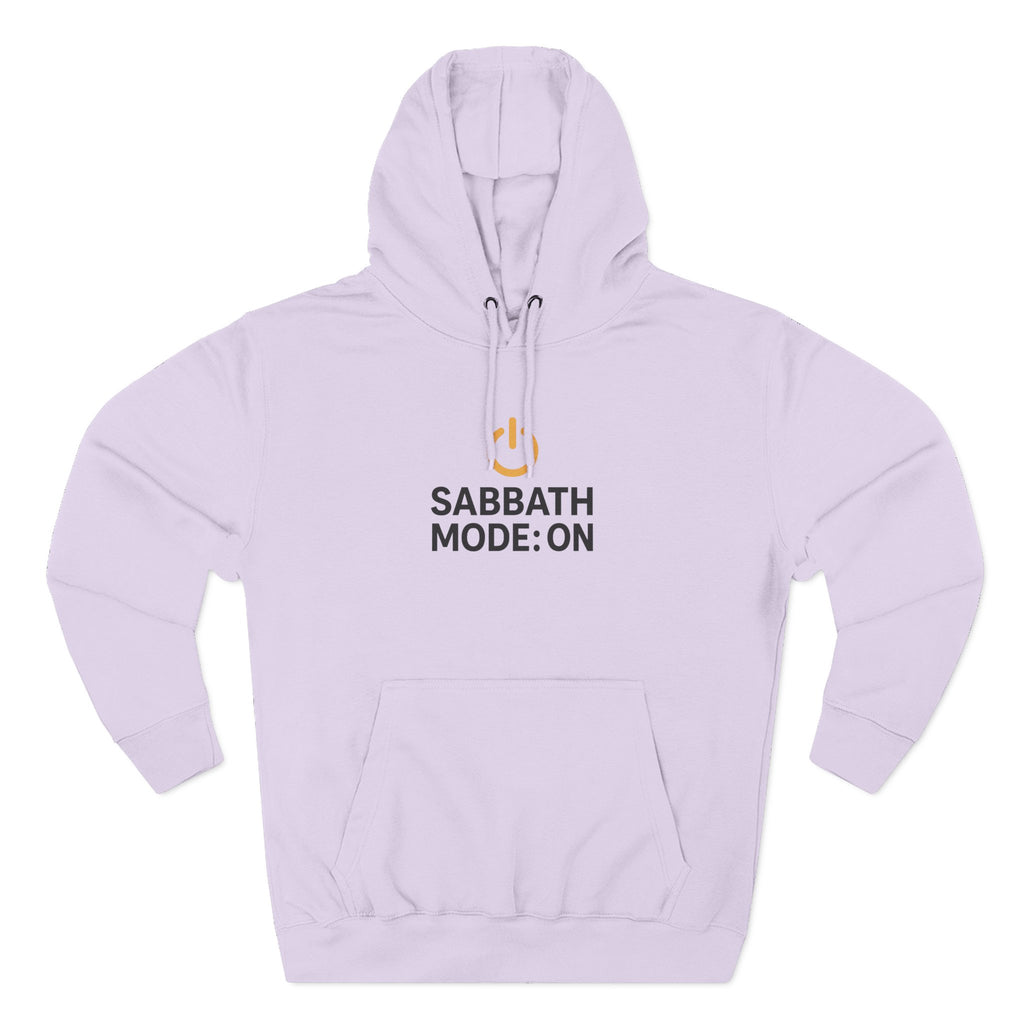 Sabbath Mode Fleece Hoodie | Faith Apparel, Religious Gift, Comfortable Hoodie, Cozy Wear, Spiritual Fashion