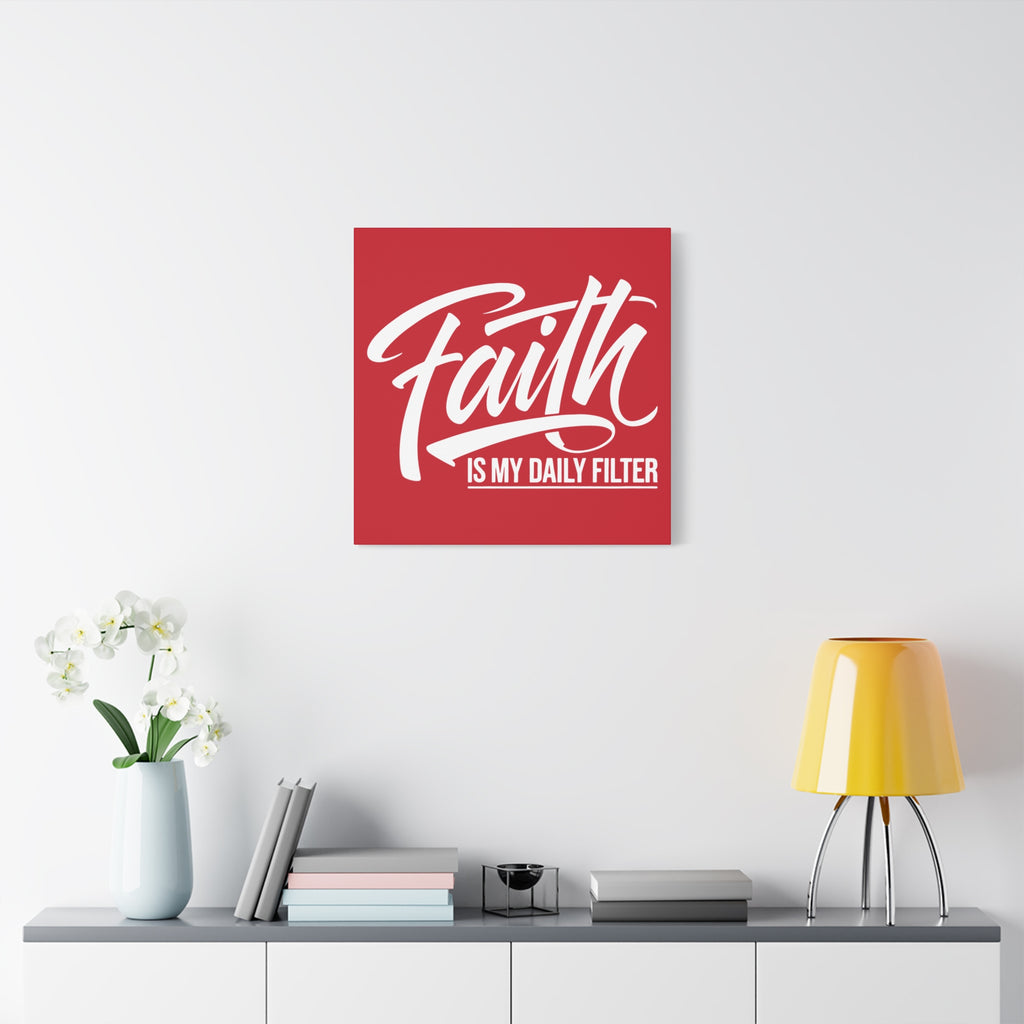 Copy of Inspirational Canvas Wall Art, Faith Quote Decor, Motivational Home Decor, Gray Wall Hanging, Gift for Faith Lovers