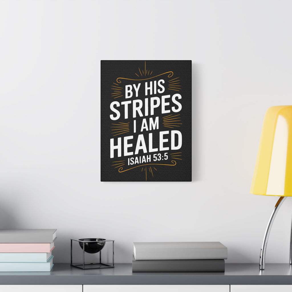 Inspirational Canvas Wall Art - Faith Decor, Christian Gift, Healing Quote, Home Decor, Modern Artwork
