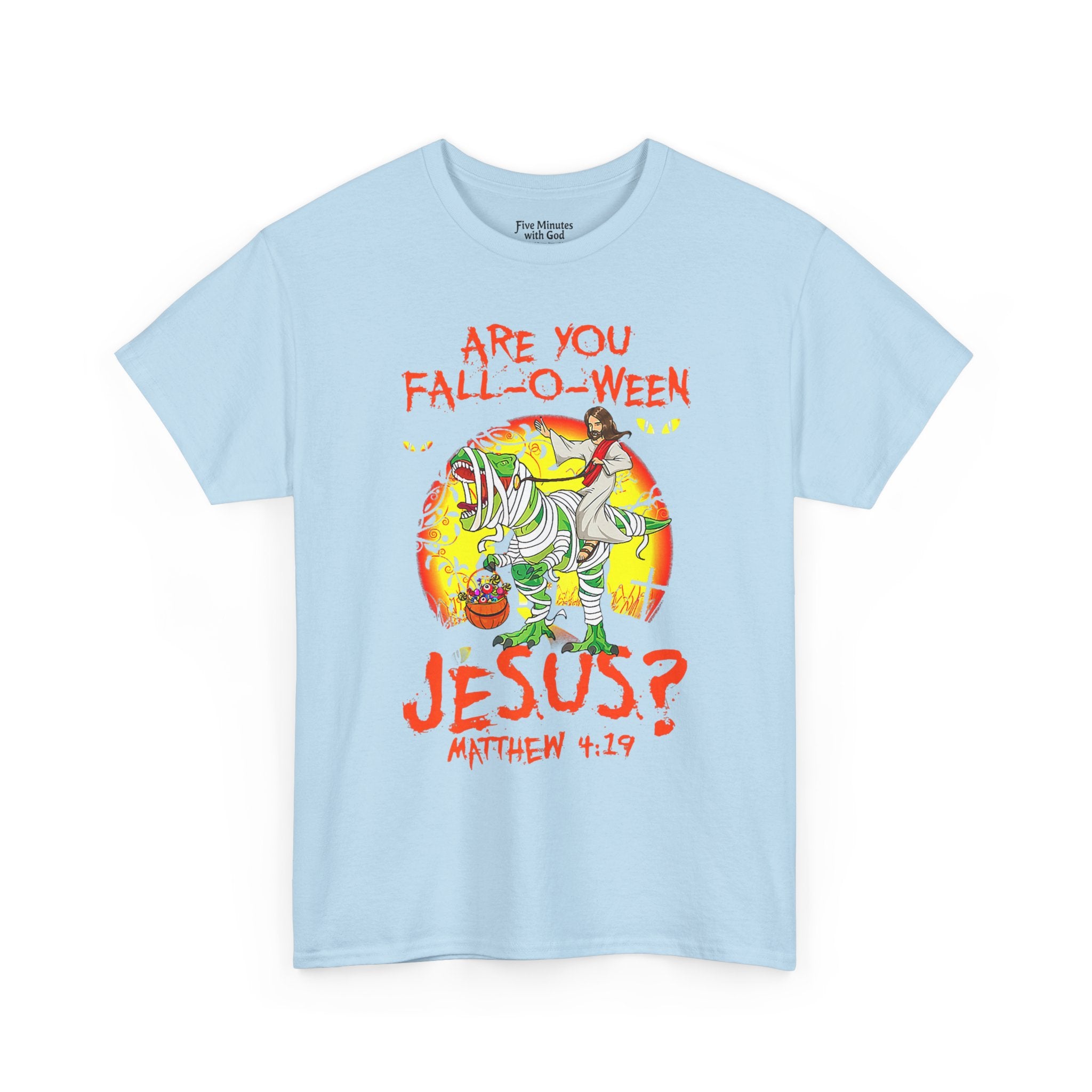 Funny Halloween T-Shirt, Fall Shirt, Christian Tee, Gift for Jesus Lovers, Unique Fall Apparel